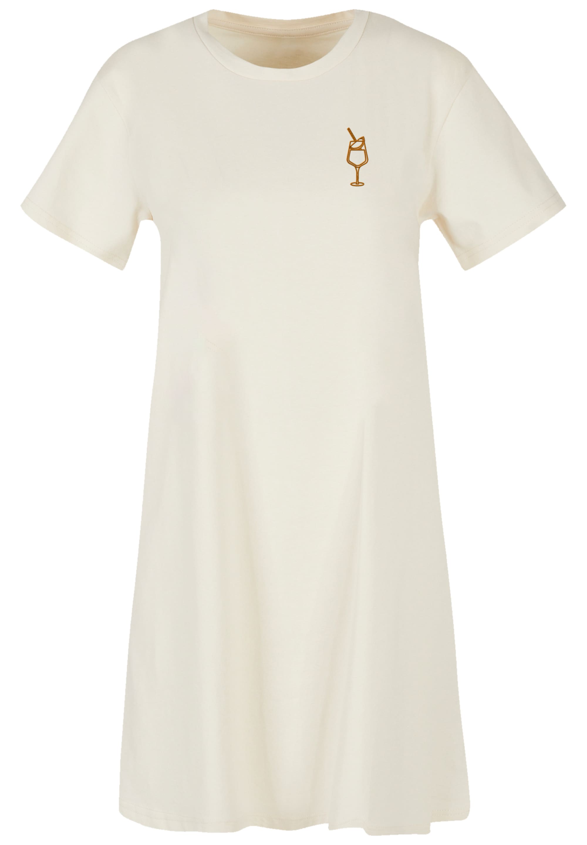 F4NT4STIC Shirtkleid »Orange Spritz Bestickt«, Premium Qualität