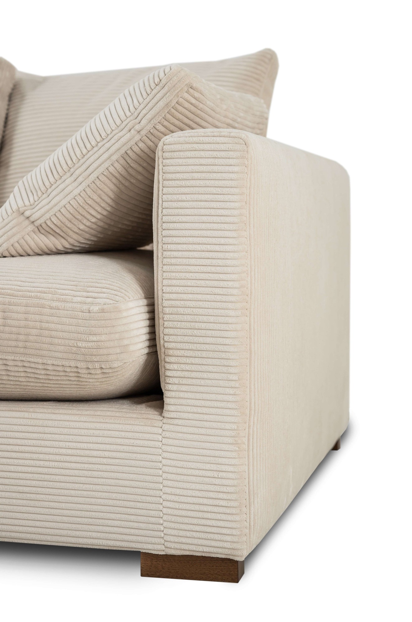 Home affaire Ecksofa »Coray« Breite 266 cm, extra weich und kuschelig, mit Federn und Daunen
