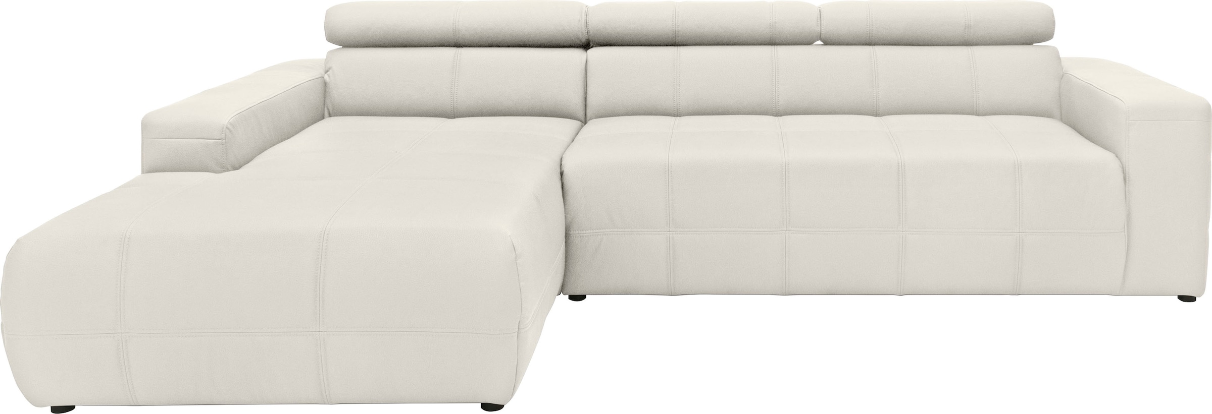 Ecksofa »Brandon große Ausführung B/T/H: 289/177/80 cm, auch in Leder und Cord«, mit...