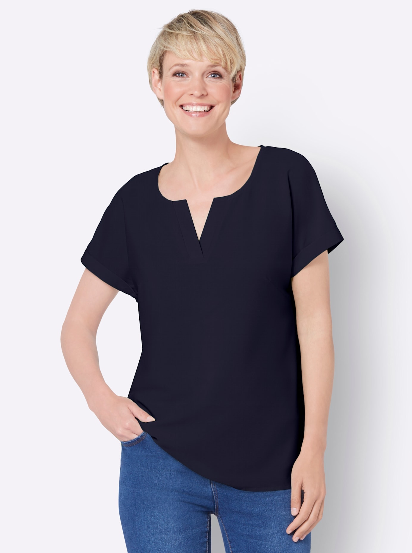 Classic Basics Schlupfbluse