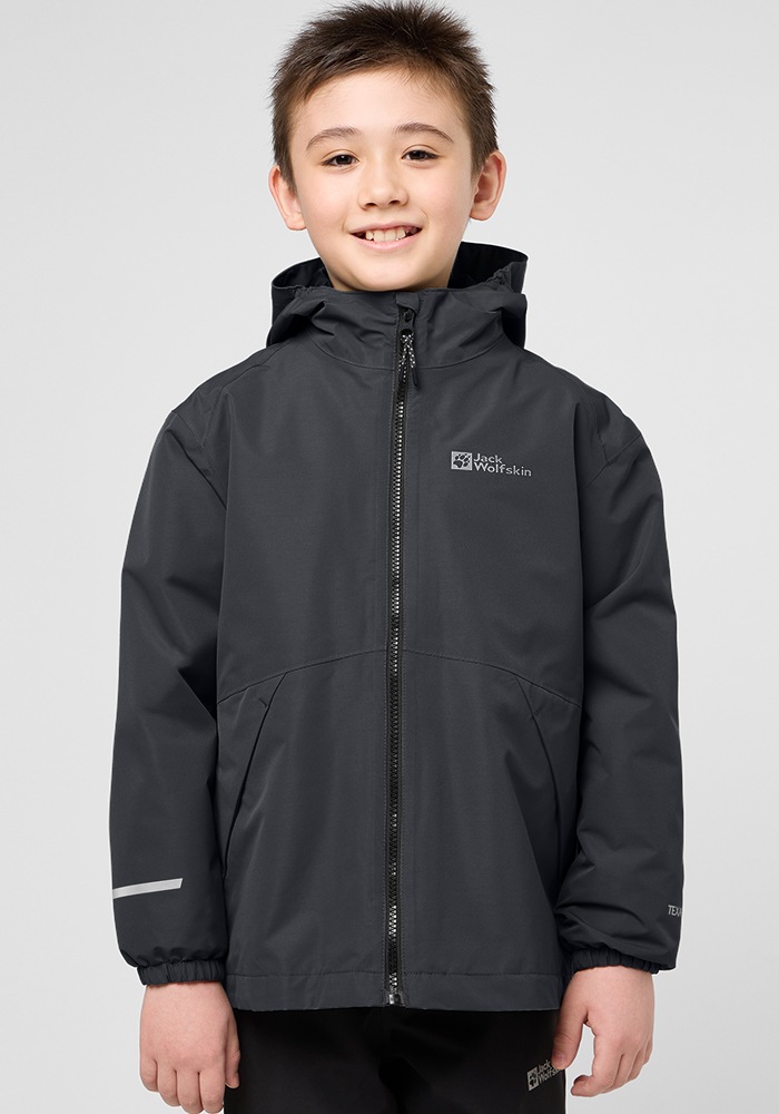 Jack Wolfskin 3-in-1-Funktionsjacke "ICELAND 3IN1 JACKET K", mit Kapuze