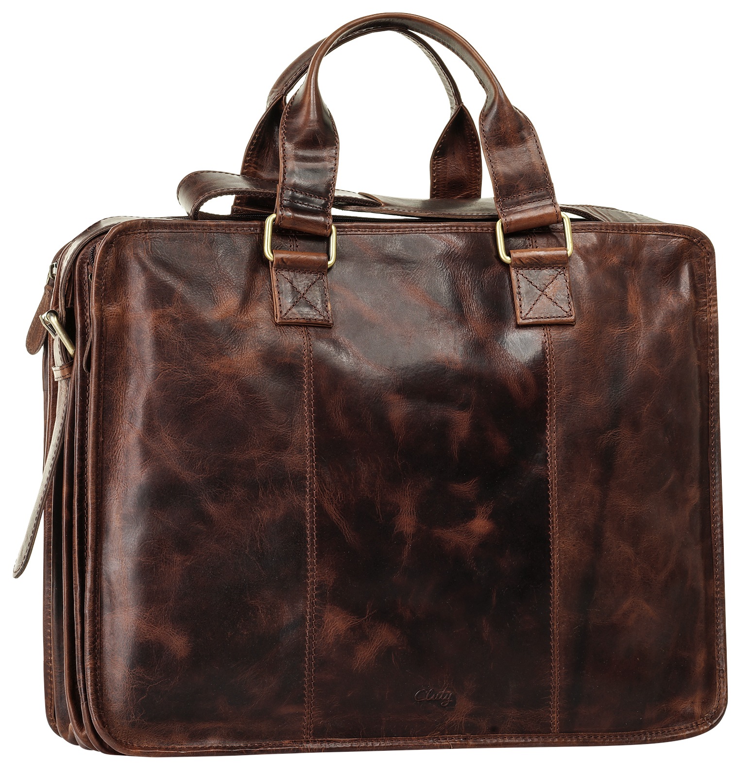 Cluty Aktentasche, echt Leder