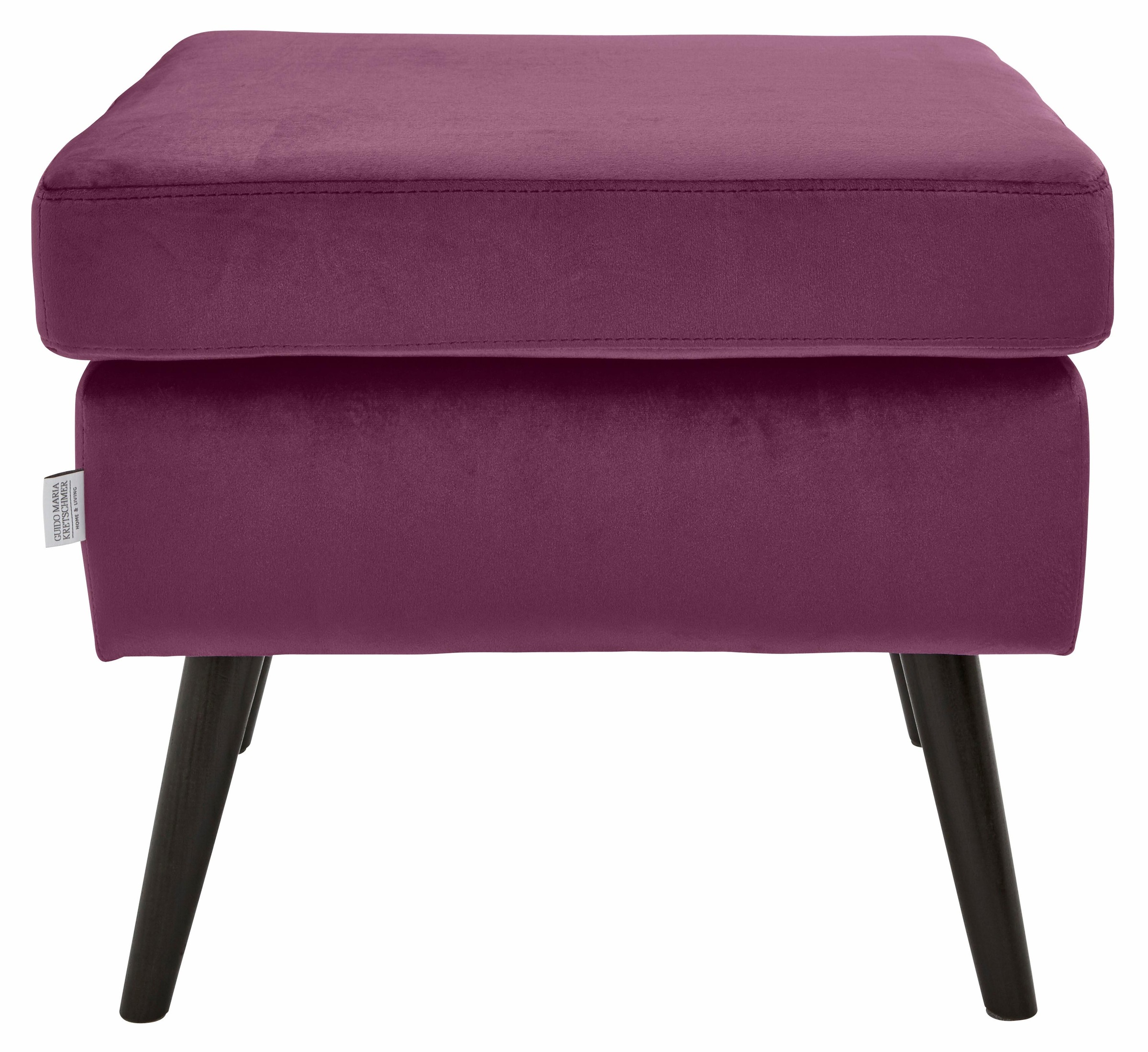 Home Affaire Salla Ottoman Aubergine 58x49x58cm 3