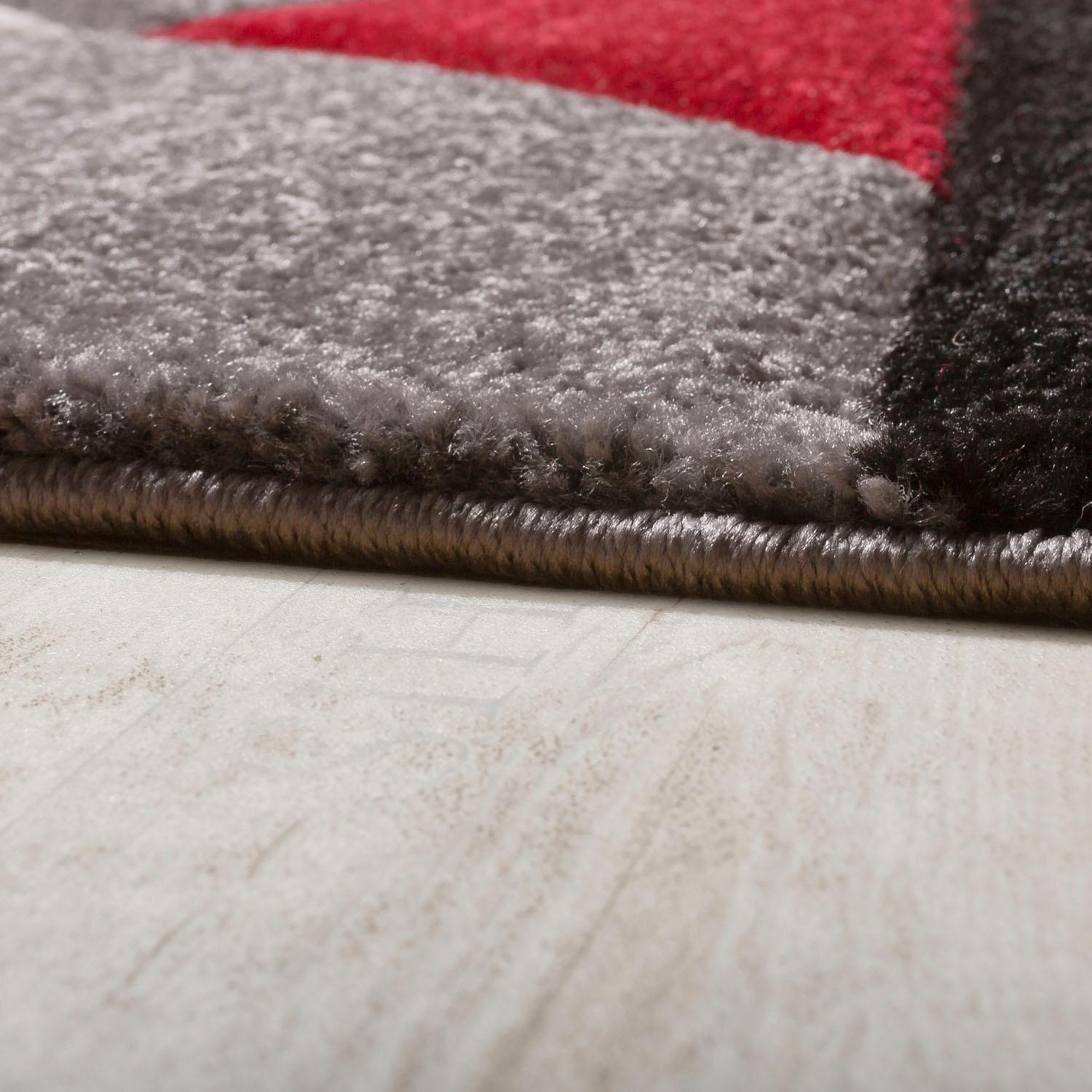 Paco Home Läufer "Diamond 664" rechteckig 18 mm Höhe Teppich-Läufer, Kurzfl günstig online kaufen