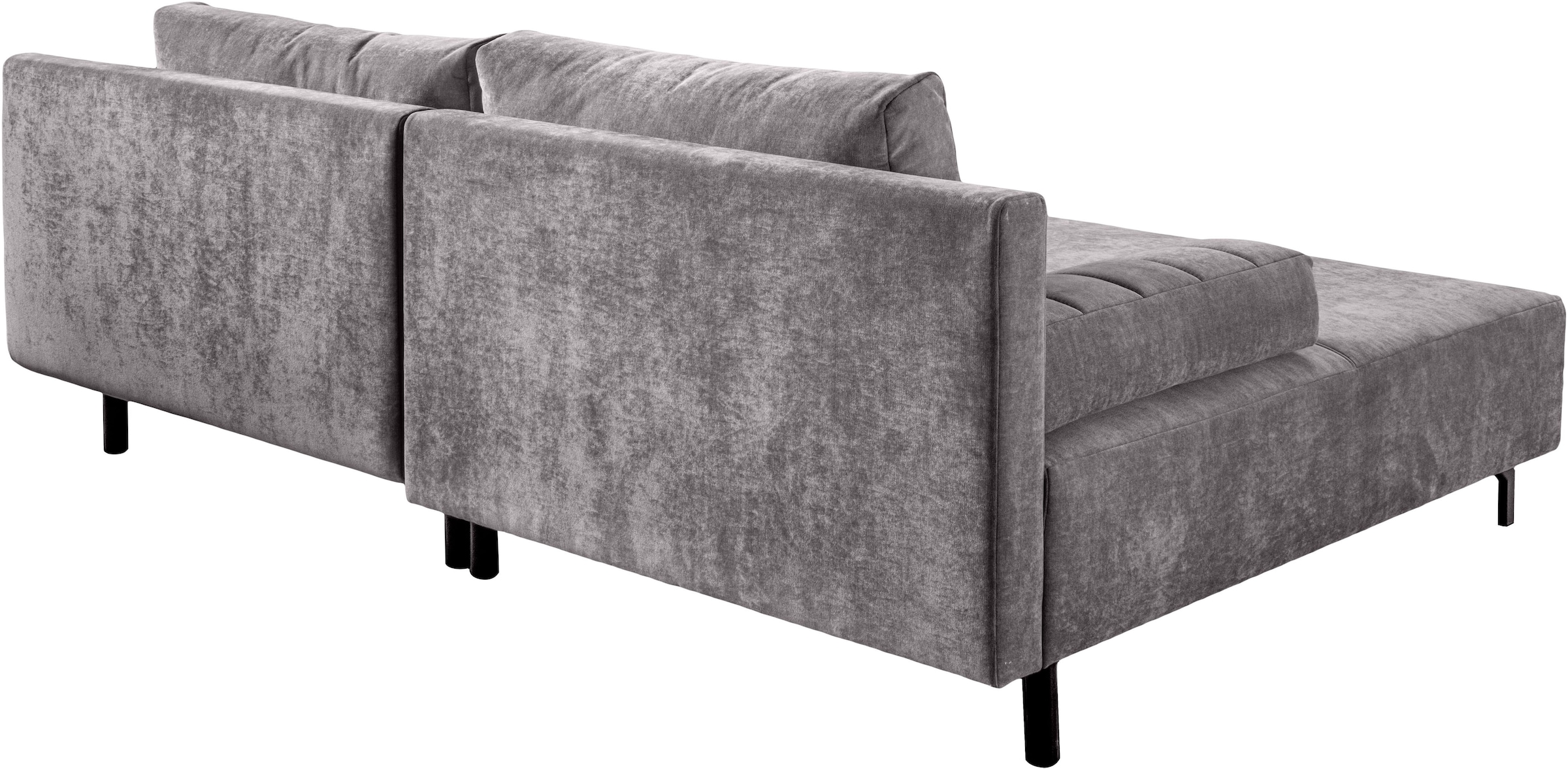 exxpo - sofa fashion Ecksofa inkl. Bettfunktion und Bettkasten, 15cm bodenfrei, Breite 262cm
