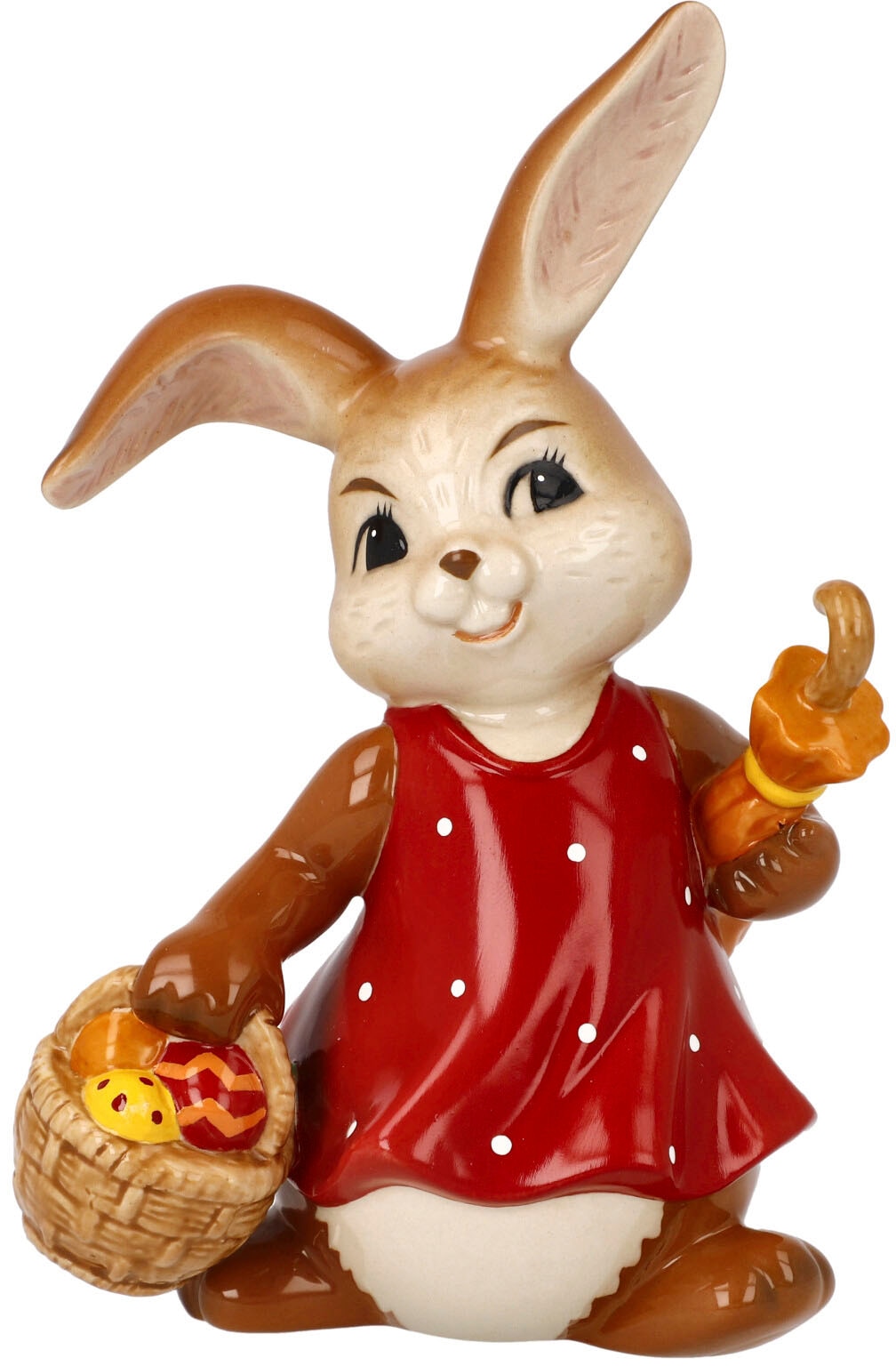 Hasenmädchen und | Regenschirm kaufen Eierkorb Sammelfigur, Goebel Dir«, »Unterwegs mit Osterhase BAUR zu