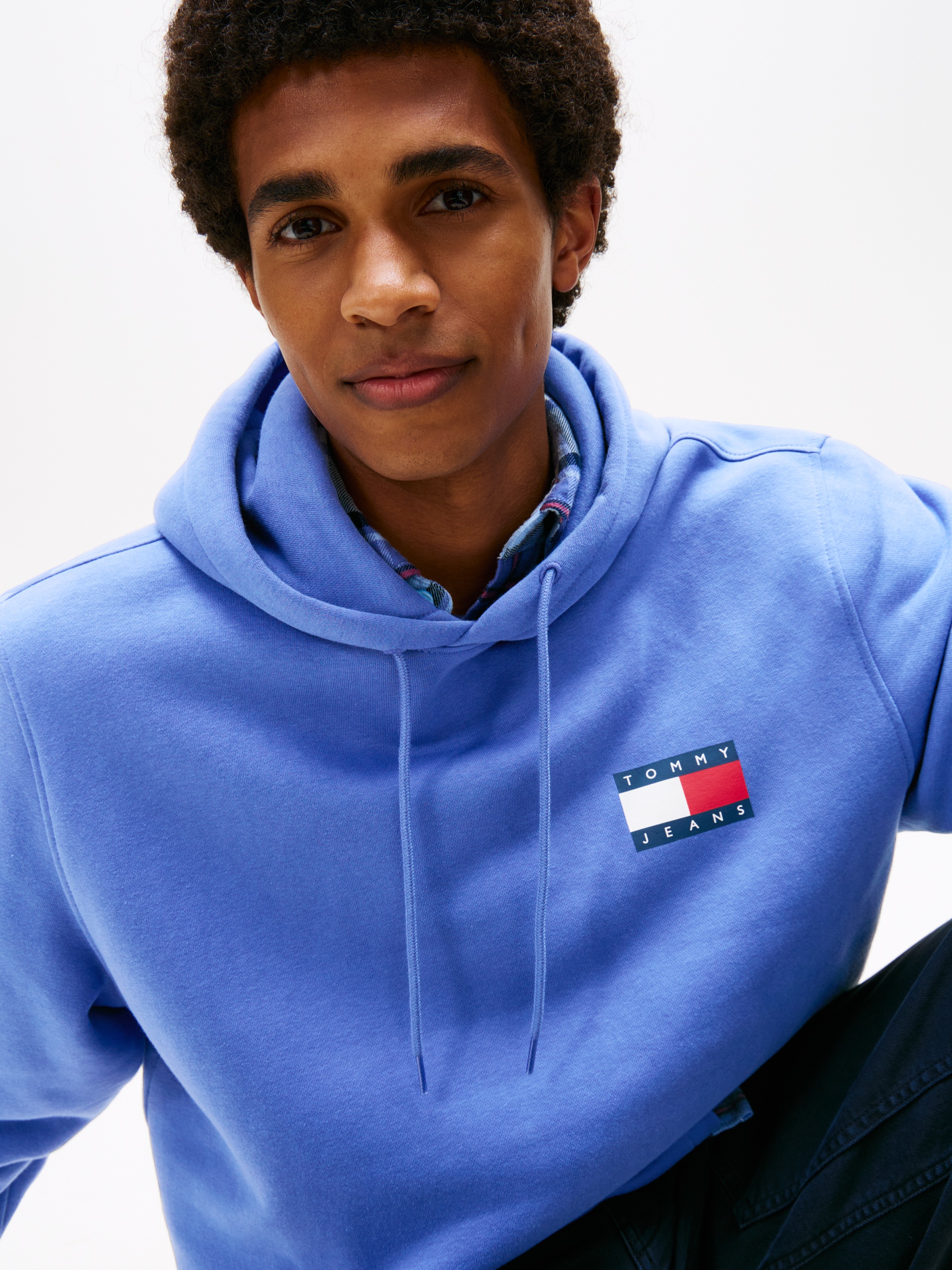 Tommy Jeans "TJM REG ESSENTIAL FLAG HOOD EXT", mit bedruckten Markenlogo au günstig online kaufen