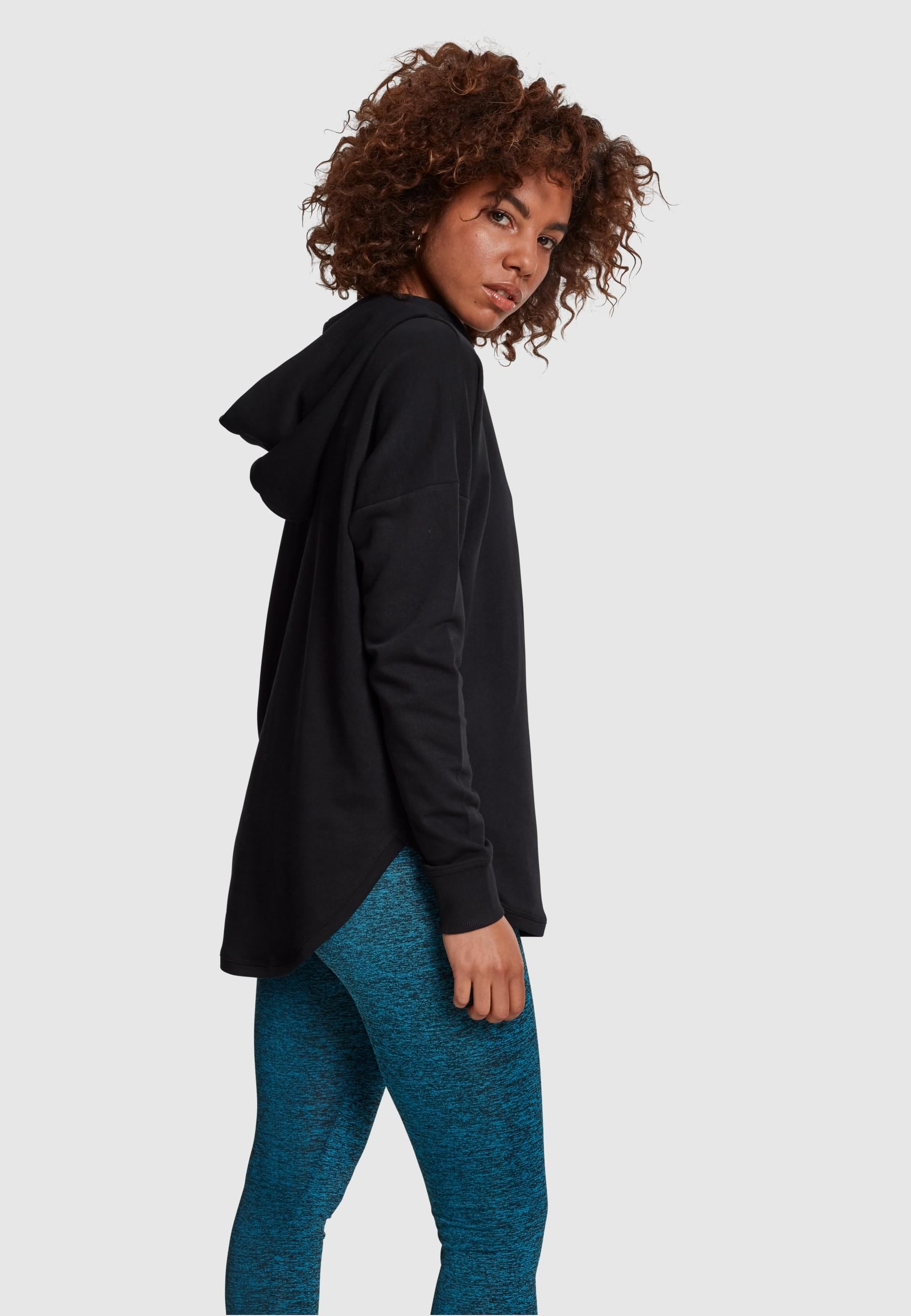 URBAN CLASSICS Rundhalspullover »Urban Classics Damen Ladies Oversized Terry Hoody«, (1 tlg.)