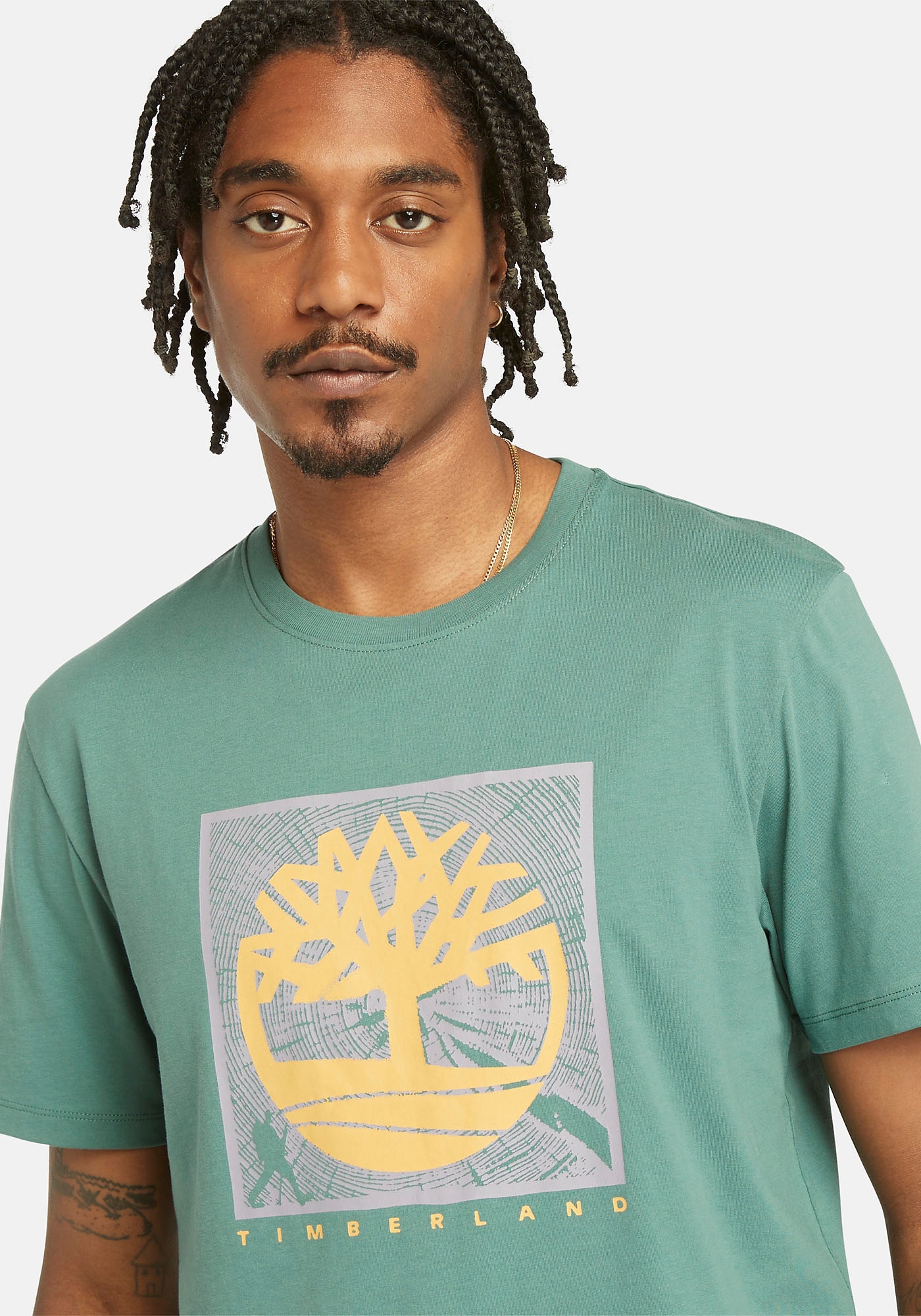 Timberland T-Shirt "Short Sleeve Front Graphic Tee", in großen Größen günstig online kaufen