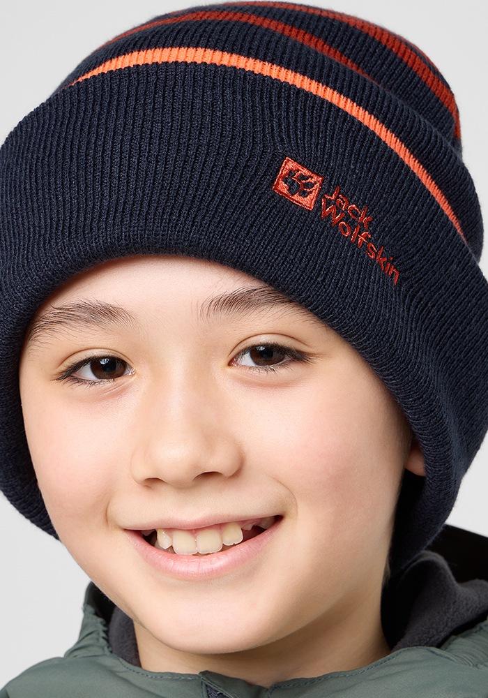Thumbnail - Jack Wolfskin Beanie "STRIPY KNIT BEANIE K"