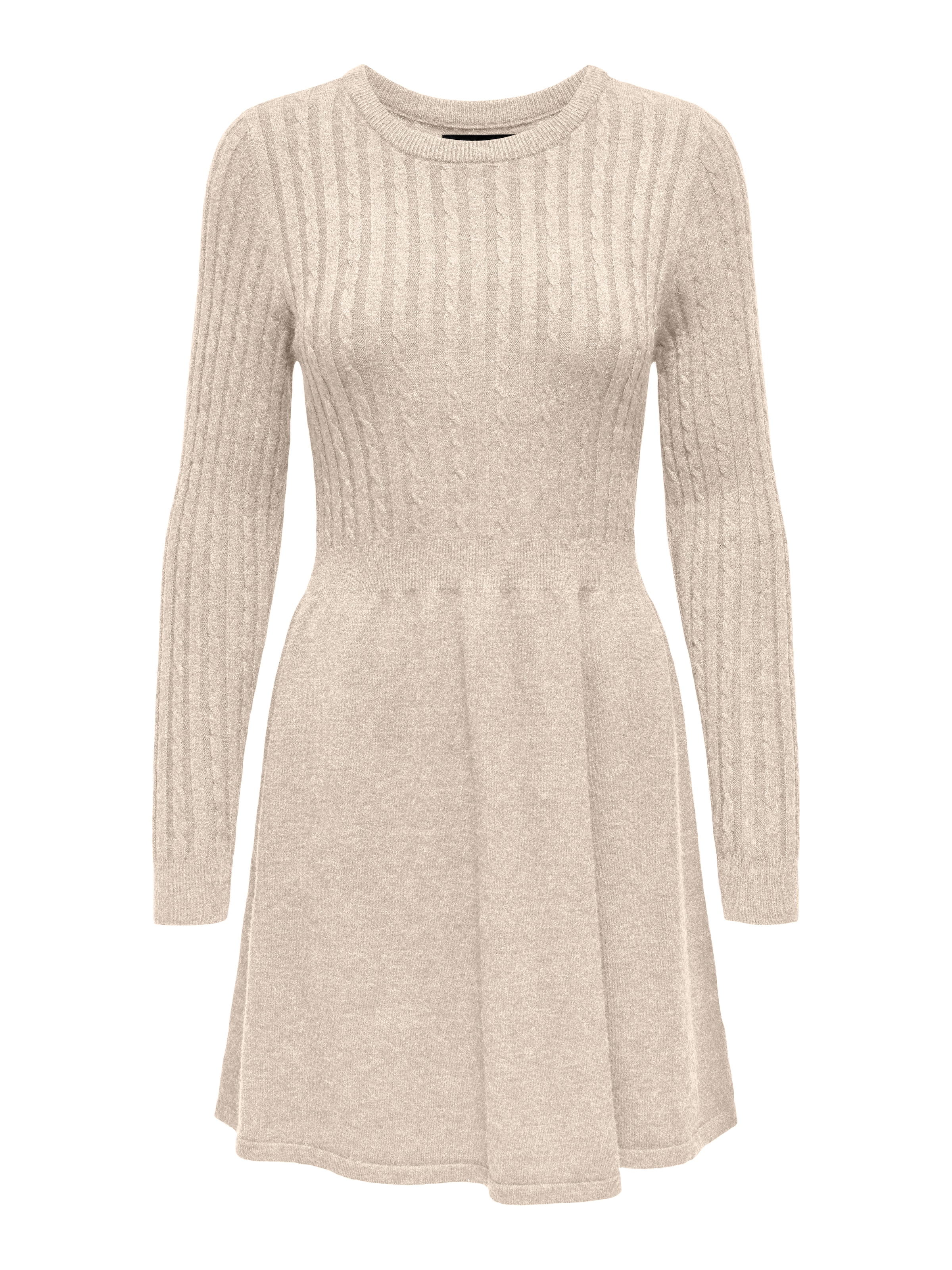 ONLY Strickkleid "ONLFIA LS CABLE DRESS KNT" Viskosemischung, regular fit