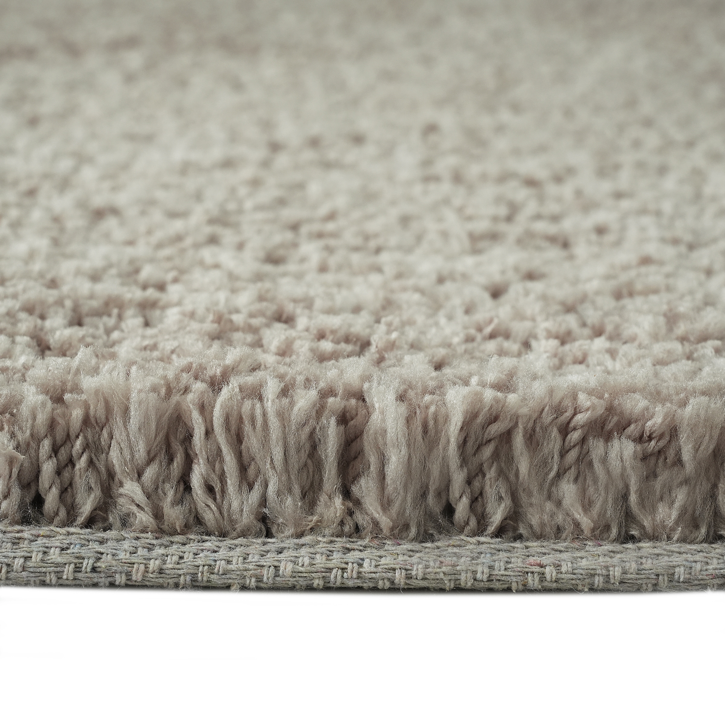 LeGer Home by Lena Gercke Hochflor-Teppich »Halrum, einfarbig, besondere Form, modern«, U-förmig, 25 mm Höhe, organische Form, bean shape, kuschelig, Wohnzimmer, Schlafzimmer