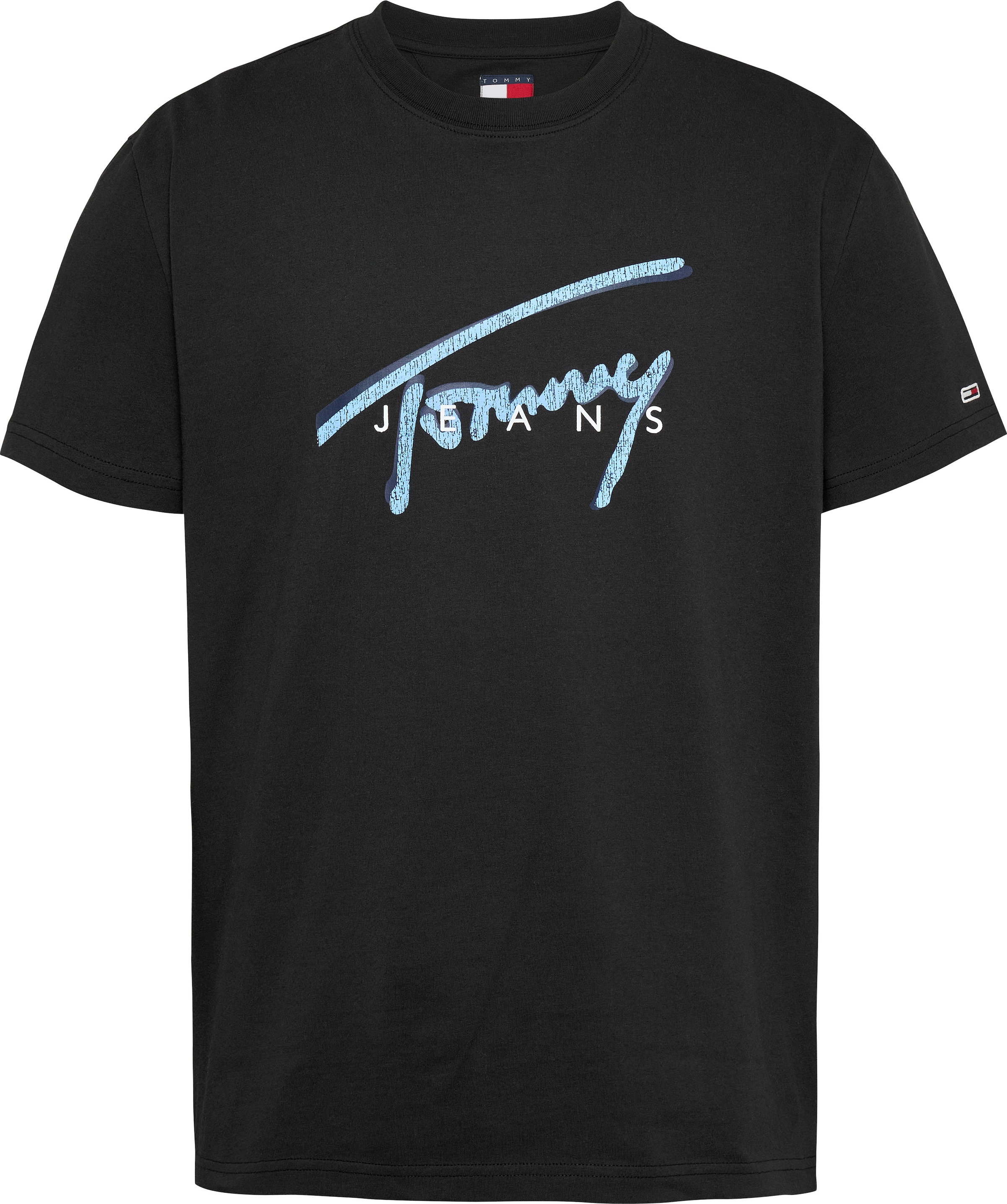 Tommy Jeans T-Shirt »TJM REG RWB SIGNATURE TEE«, mit großem Logodruck