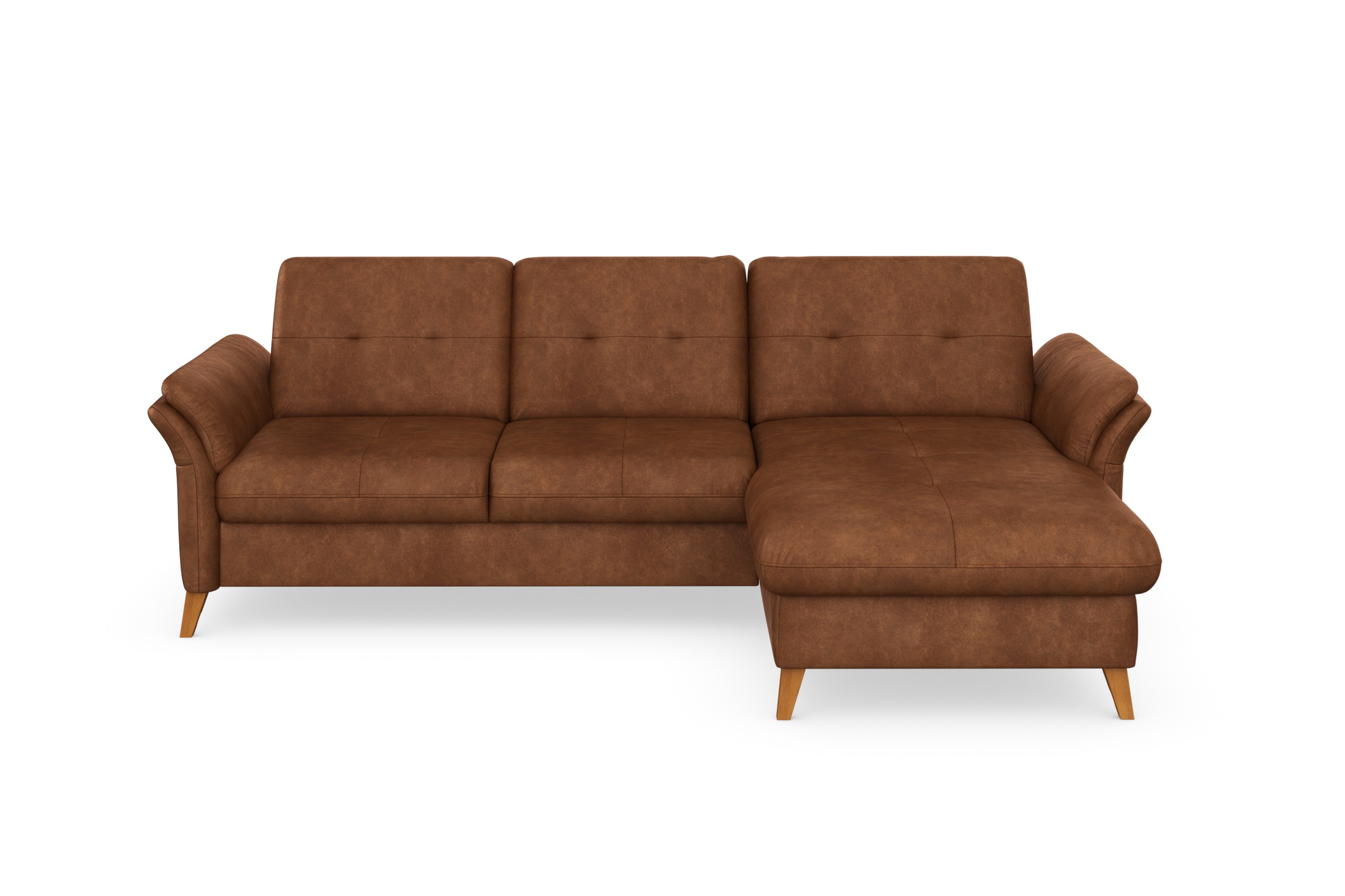 sit&more Ecksofa »Göteborg«, Sitztiefenverstellung und Federkern, wahlweise mit Bettfunktion