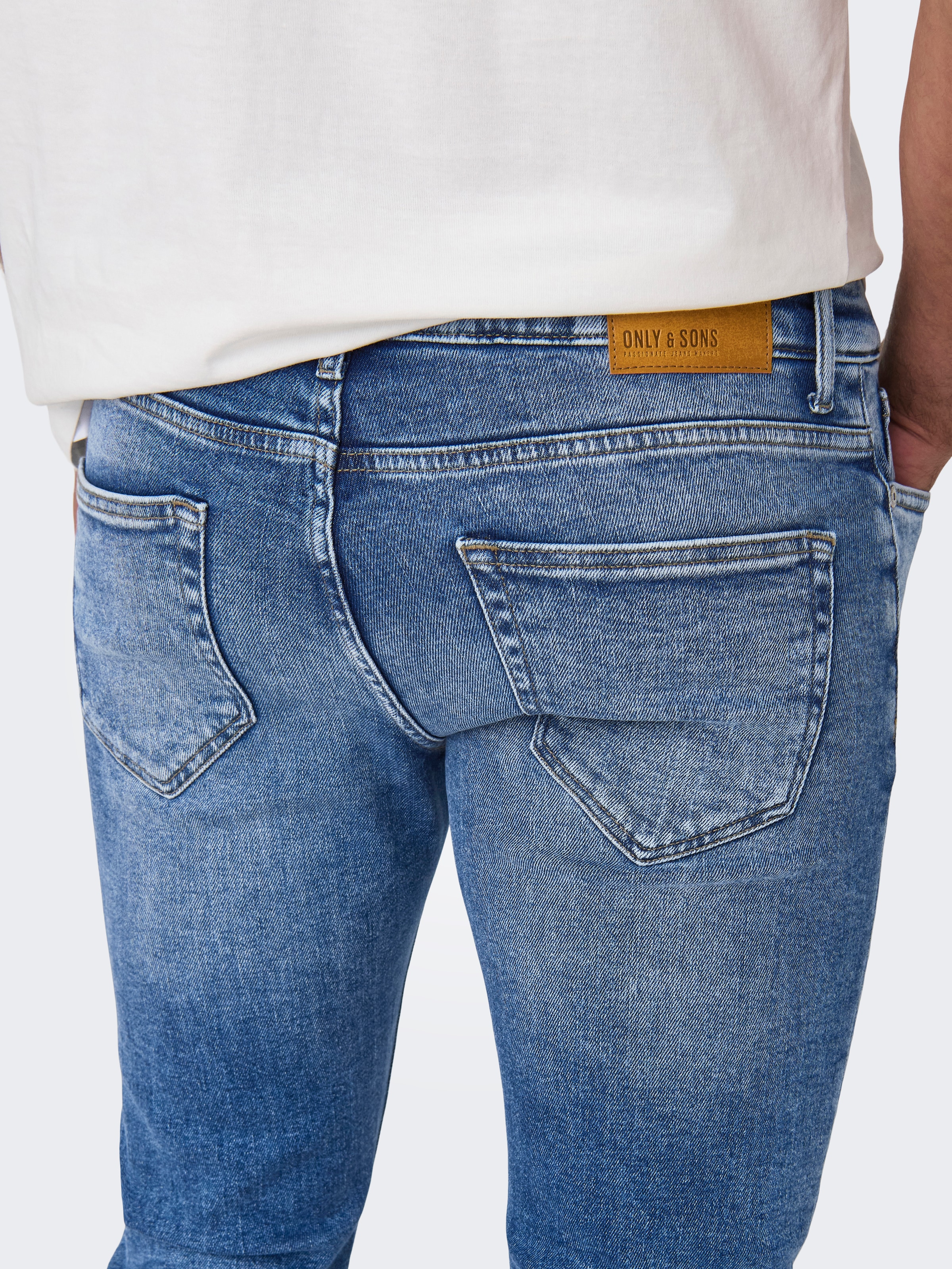 ONLY & SONS Straight-Jeans »ONSWEFT REG. JAX LMB 681« Baumwollmischung, regular fit