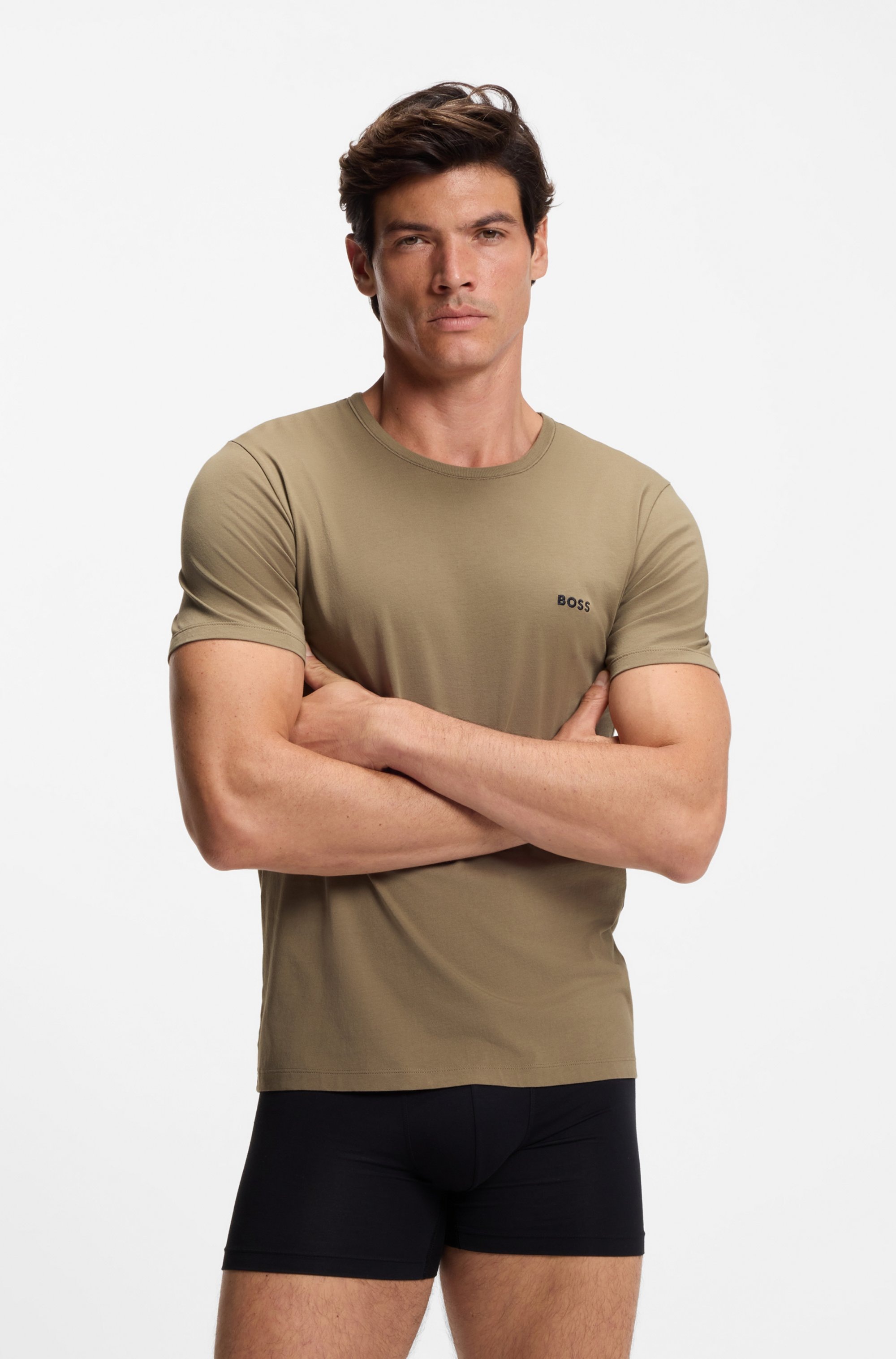 BOSS T-Shirt "TShirtRN 3P Classic" 3 tlg. tlg. günstig online kaufen