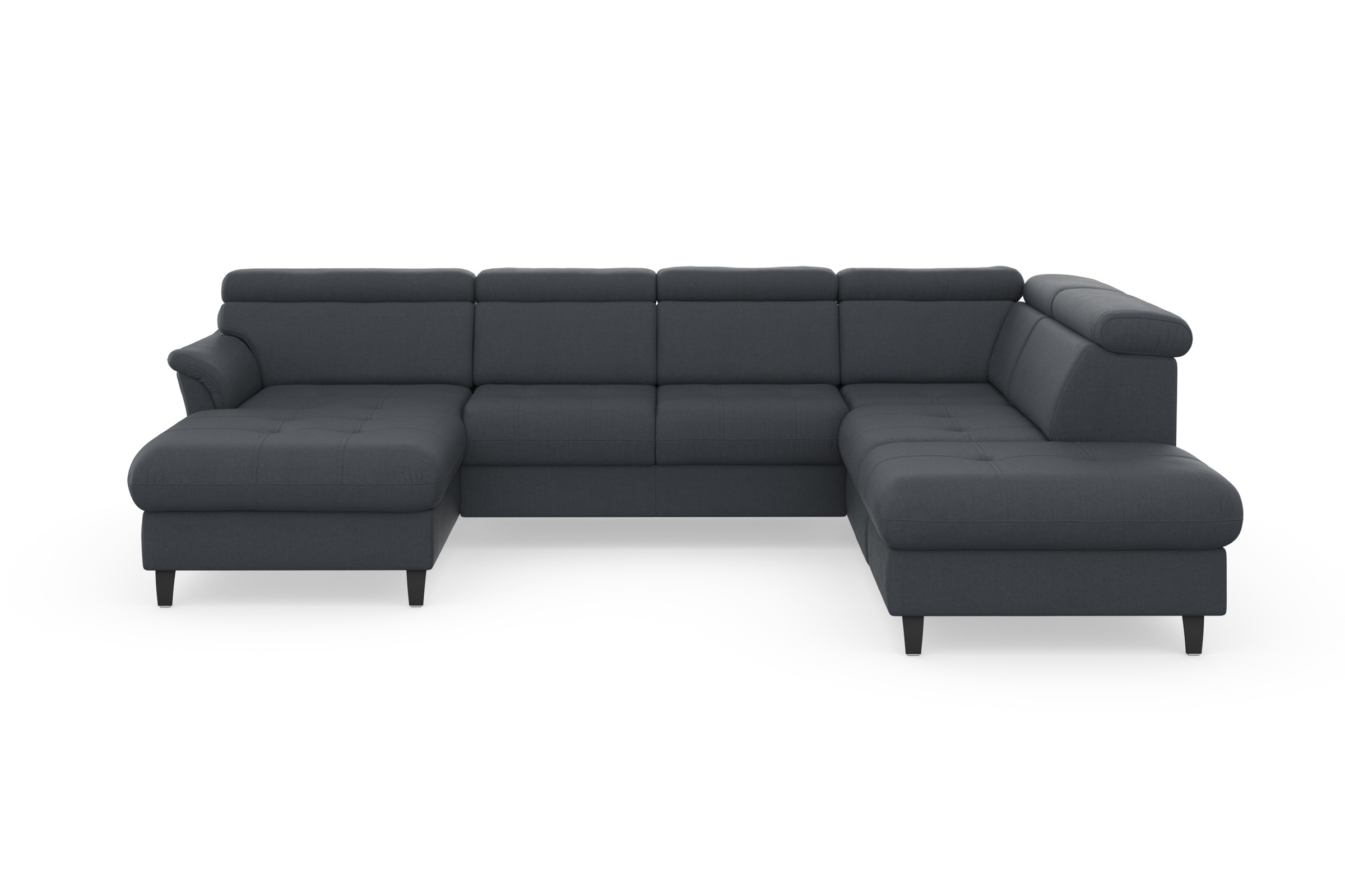 sit&more Wohnlandschaft "Marano U-Form" inklusive Kopfteilverstellung, optional Schlaffunktion & Bettkasten
