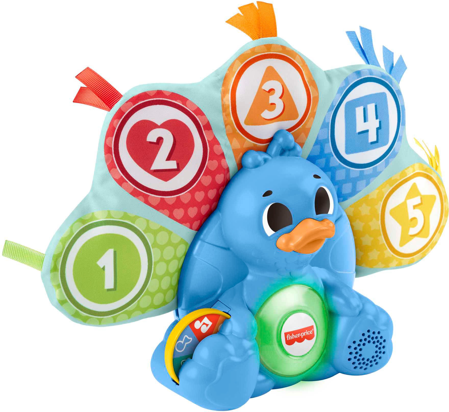 Fisher-Price® Lernspielzeug »BlinkiLinkis Pfau«, mit Licht und Sound