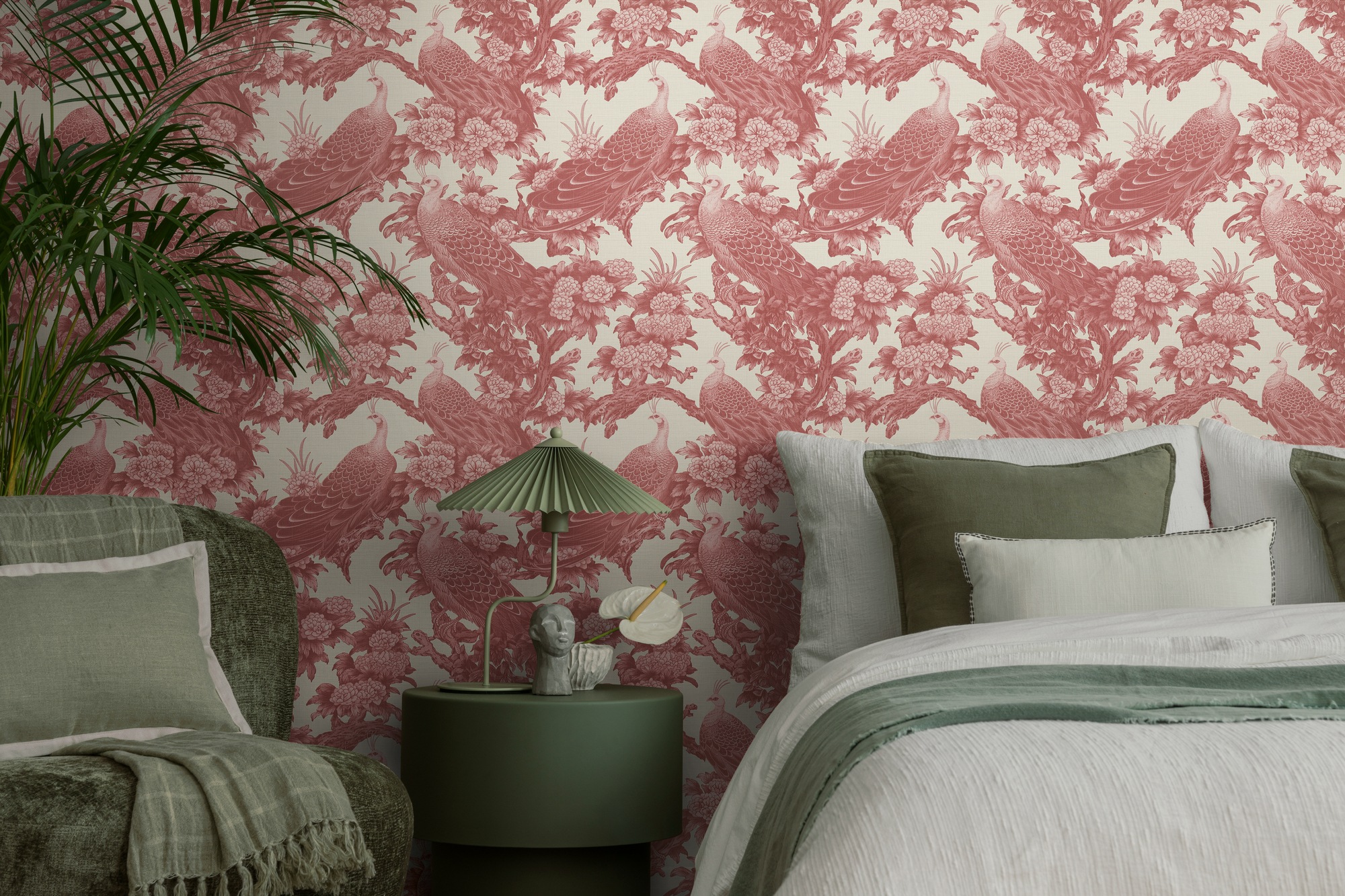 living walls Vliestapete »Michalsky 6 florale Tapete Mustertapete Vögel Tiere«, matt, Vliestapete Natur für Schlafzimmer Küche Wohnzimmer Floral Design Flur