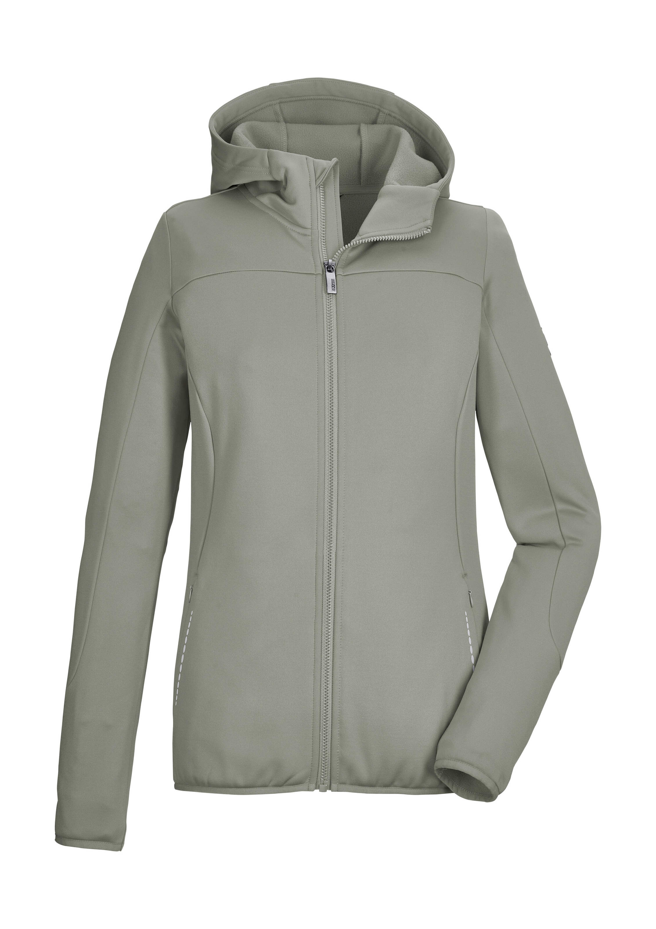 Killtec Strickjacke "KOW 7 WMN FLX JCKT" Sportliche Damenjacke, Comfort-Stretch, Kinnschutz, Taschen