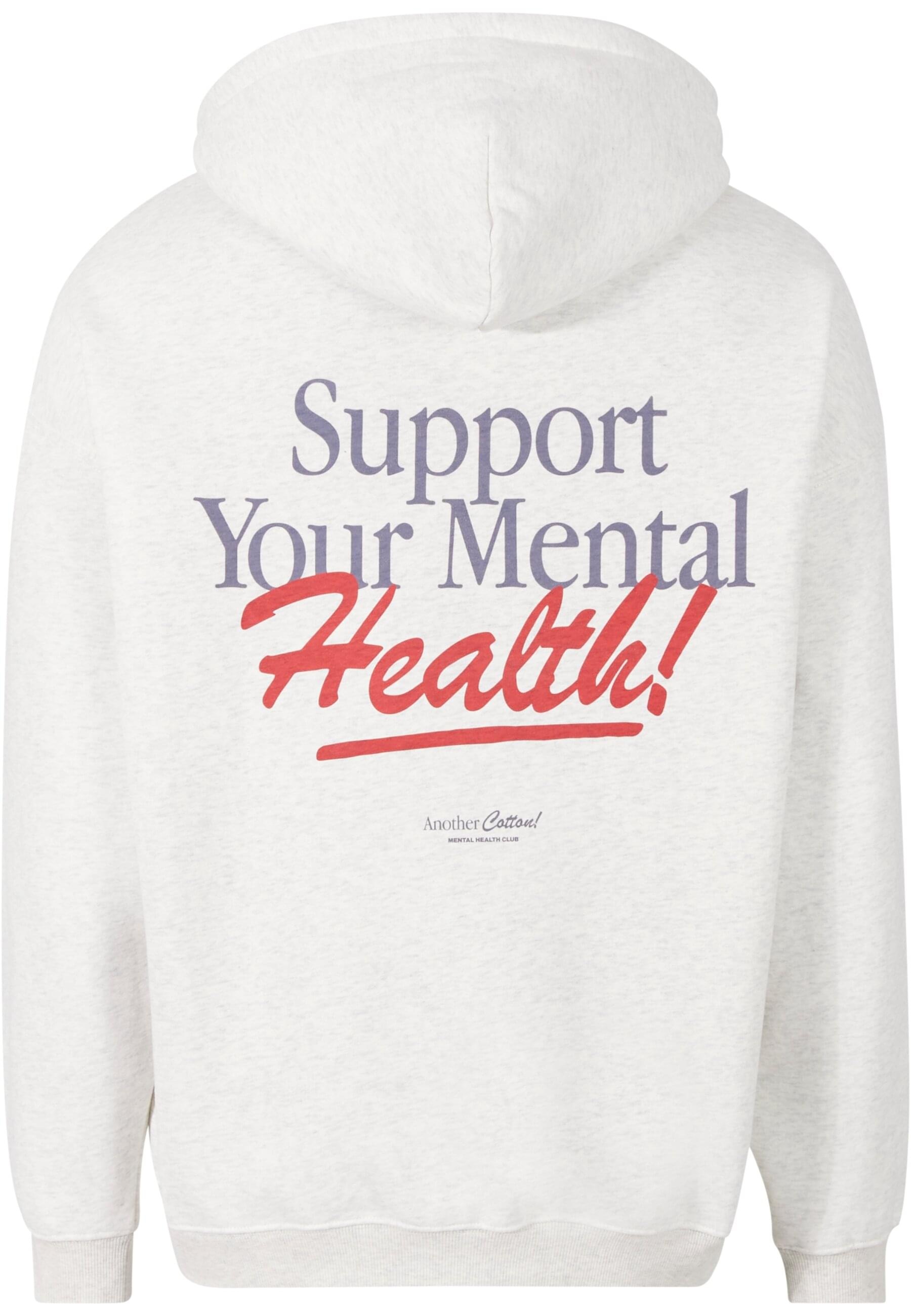 Another Cotton Lab Kapuzensweatshirt »Another Cotton Lab Support Your Mental Oversized Hoodie«, (1 tlg.)