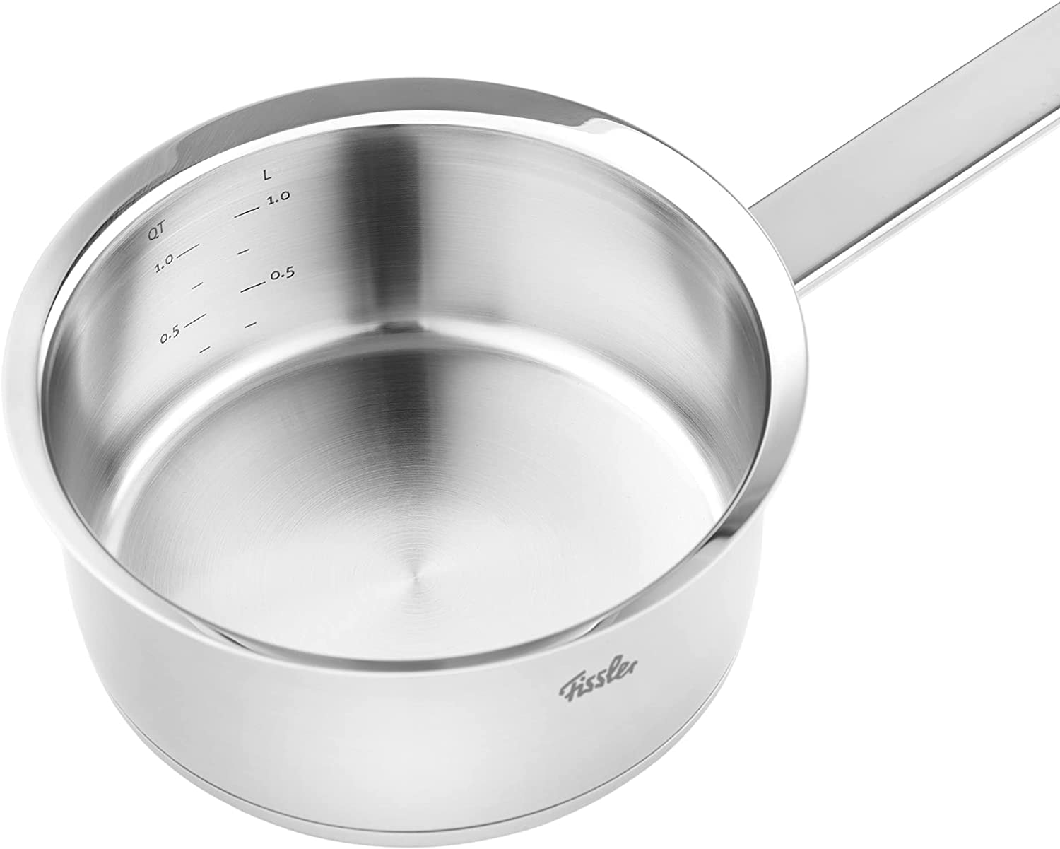 Fissler Kasserolle "ORIGINAL-PROFI COLLECTION", Edelstahl 18/10, (1 tlg.), mit breitem Schüttrand, Kaltmetallgriffen. Ma