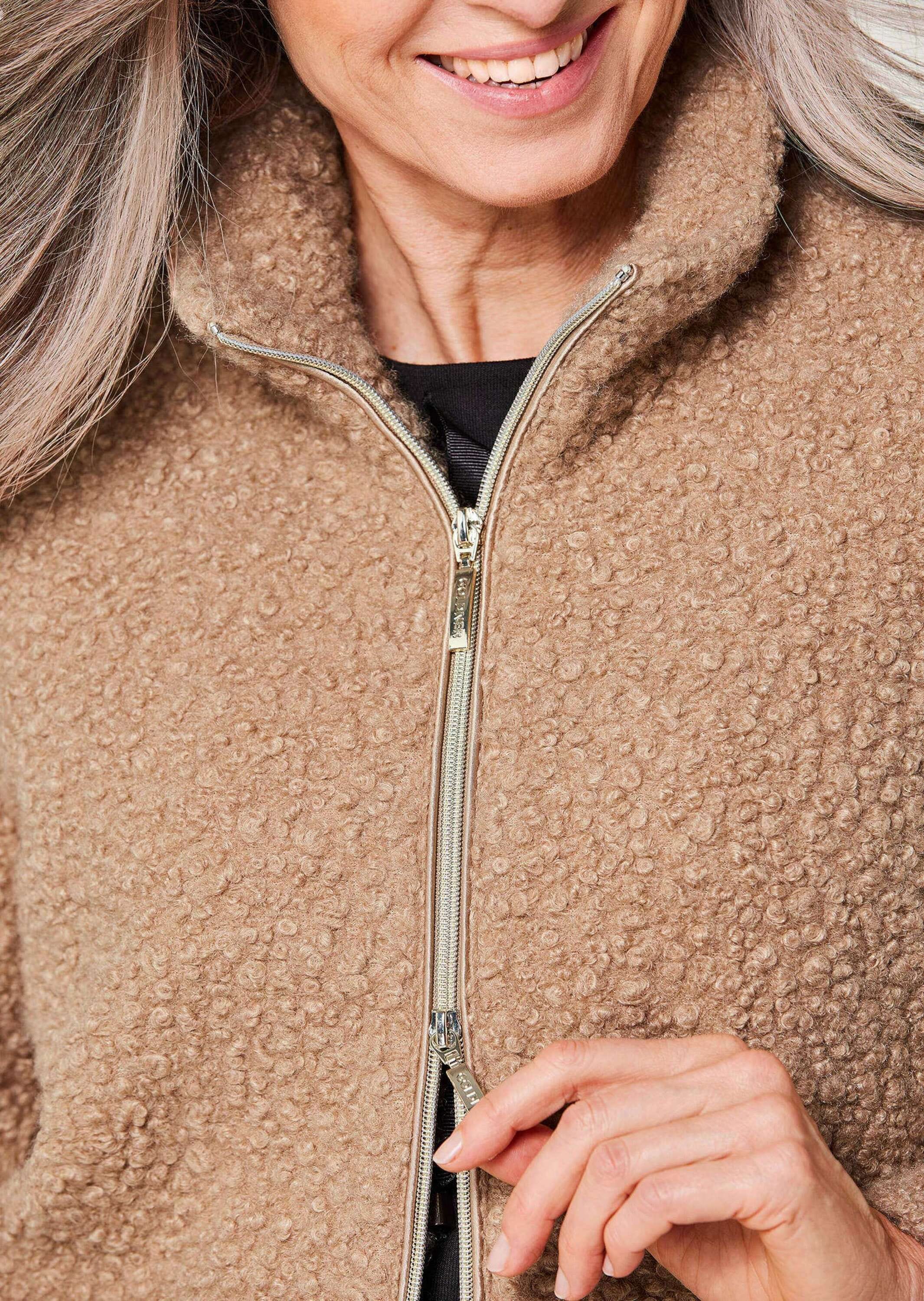 GOLDNER Blouson »Teddy Jacke mit Stehkragen«