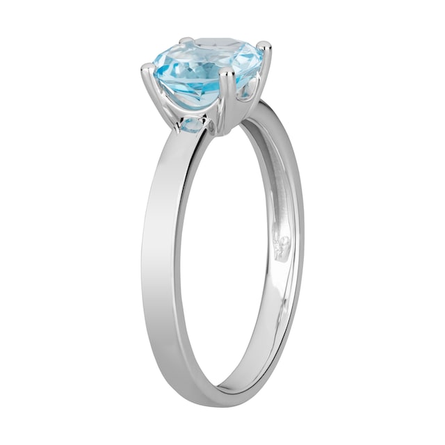 Sky blue« »585/- Blautopas Weißgold BAUR Fingerring | Orolino kaufen