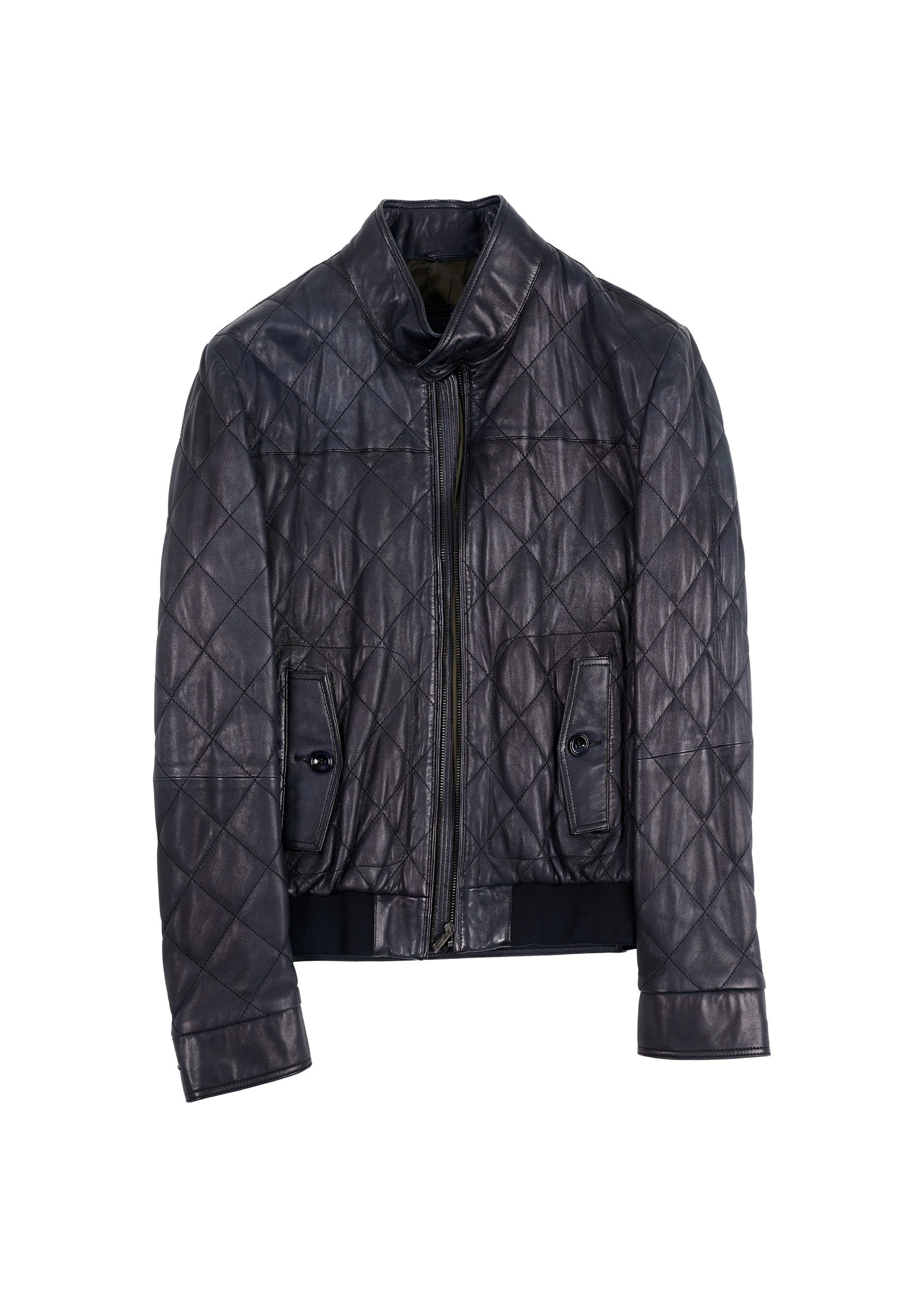 Pierre Cardin Lederjacke, mit schickem Stepp-Muster