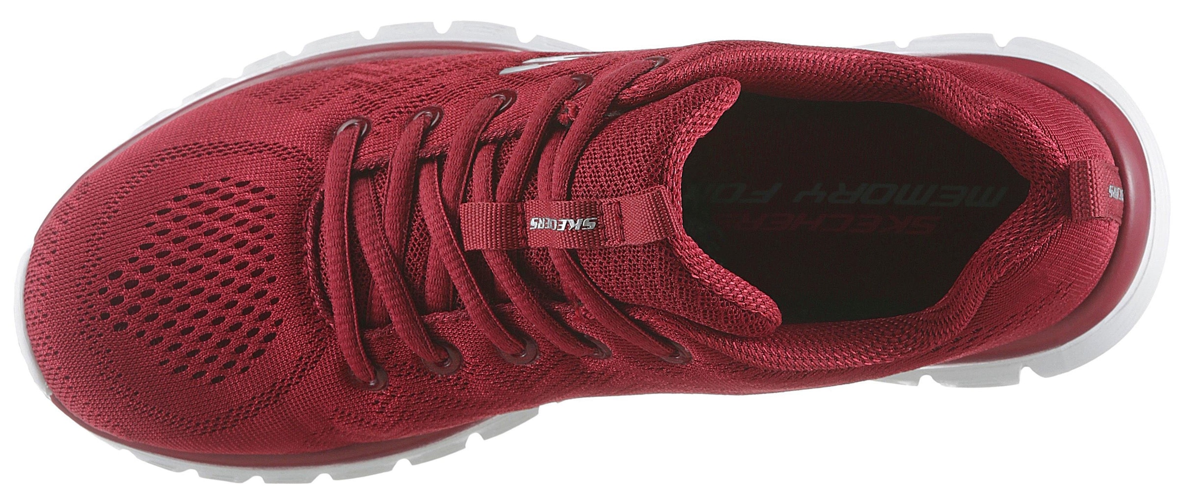 Skechers Sneaker »Graceful - Get Connected«, Freizeitschuh, Halbschuh, Schnürschuh mit Memory Foam
