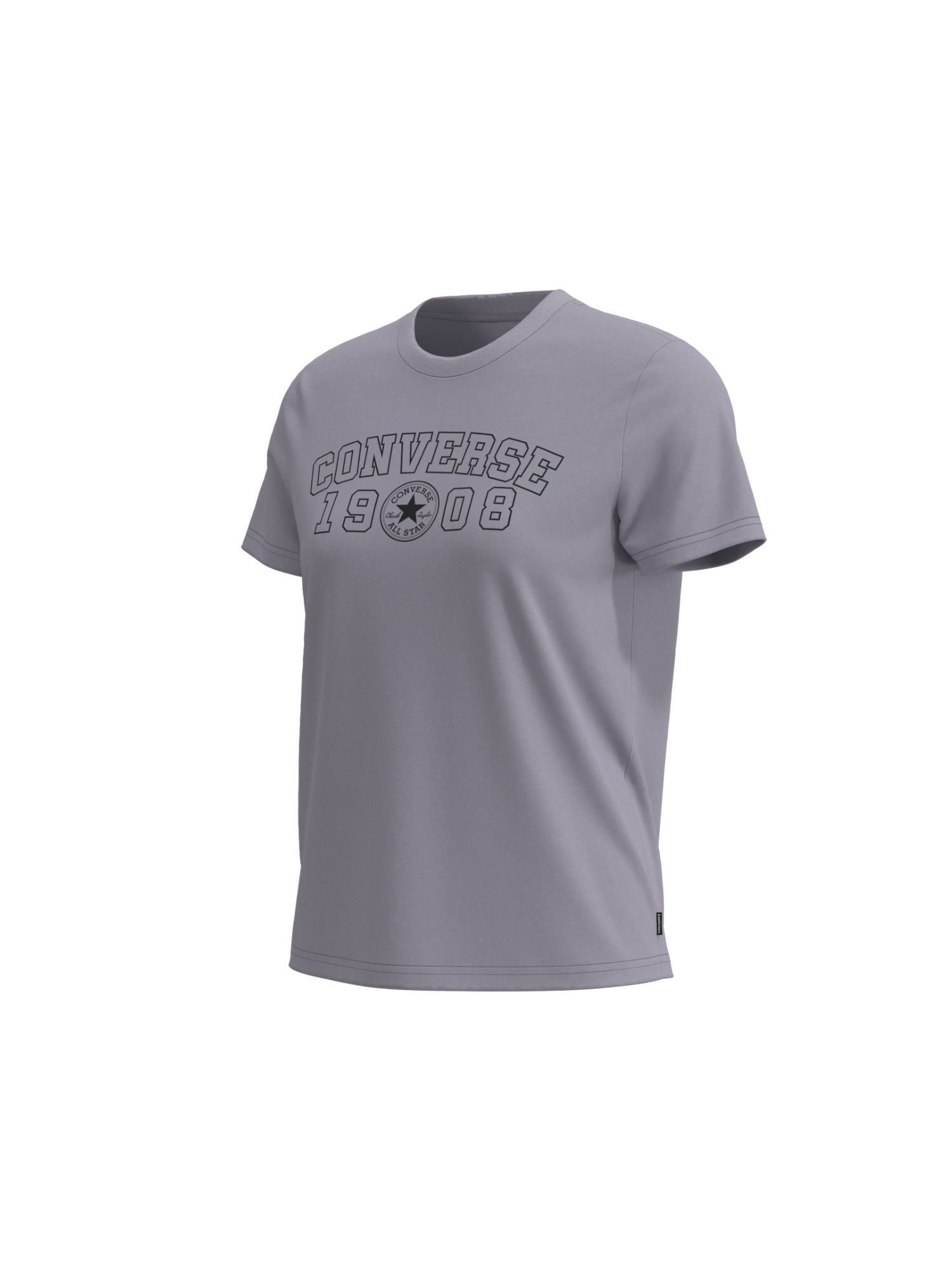 Converse T-Shirt »1908 TEE« mit Rundhalsausschnitt, aus Baumwolle und Modal, normale Länge