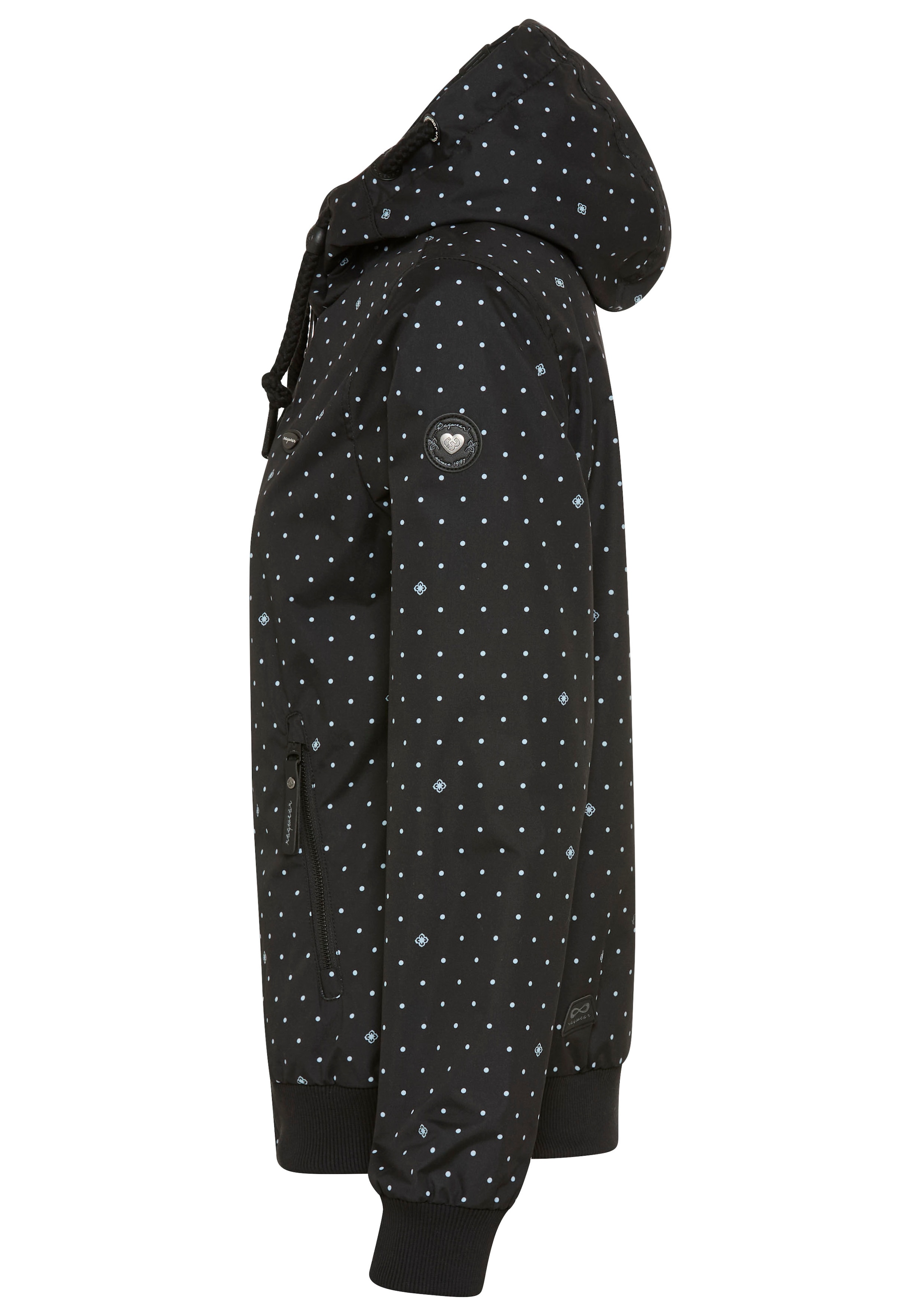 Ragwear Outdoorjacke »NUGGIE DOTS O« mit Kapuze