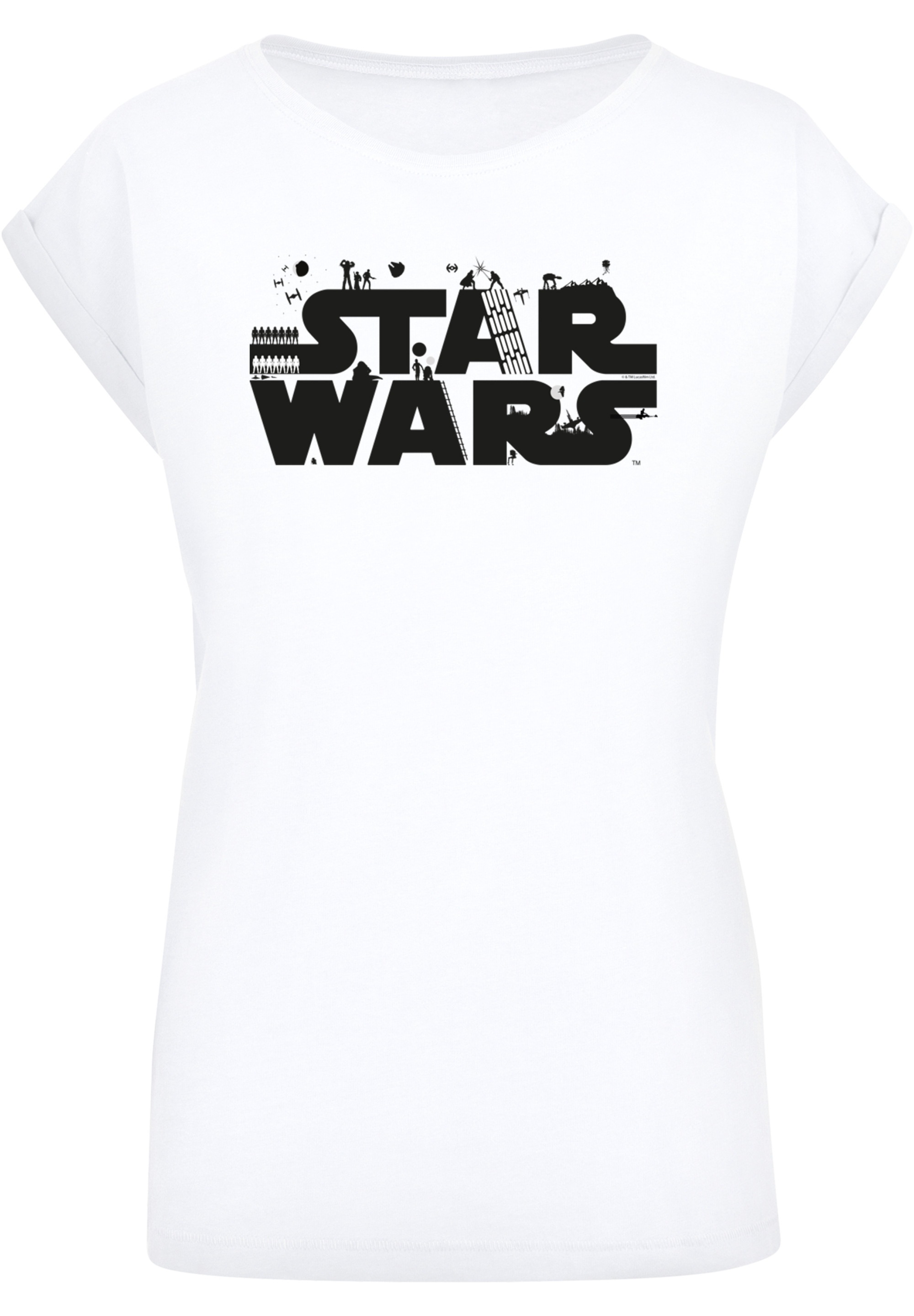 F4NT4STIC T-Shirt »Star Wars Minimalist Logo«, Print