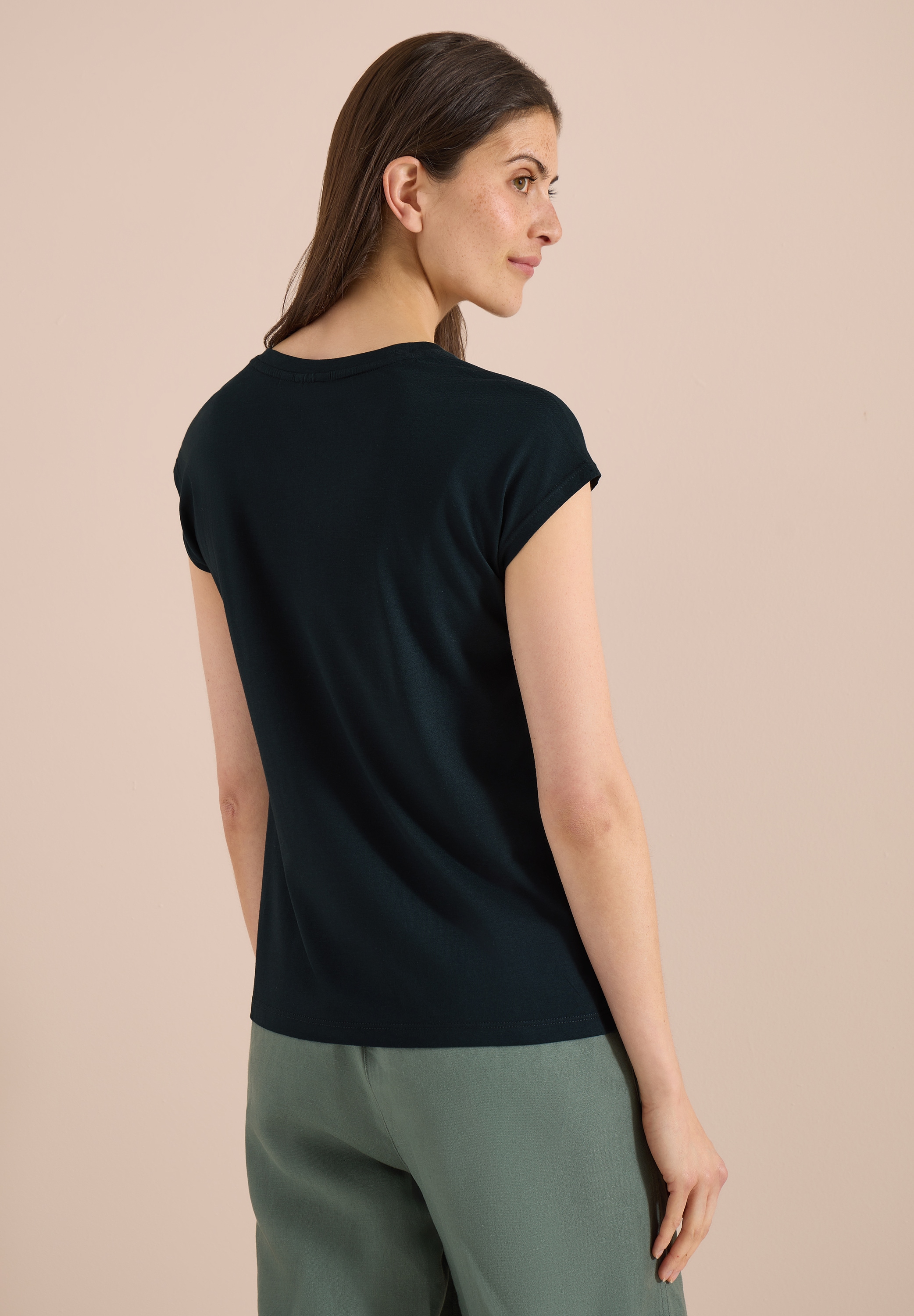 Cecil Rundhalsshirt mit Wording