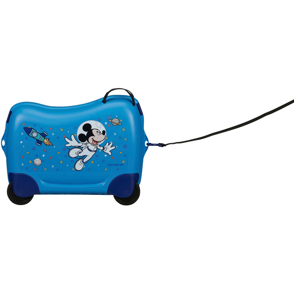 Samsonite Kinderkoffer »Dream2Go Ride-on Trolley, Disney Mickey Stars«, 4 Rollen, zum sitzen und ziehen