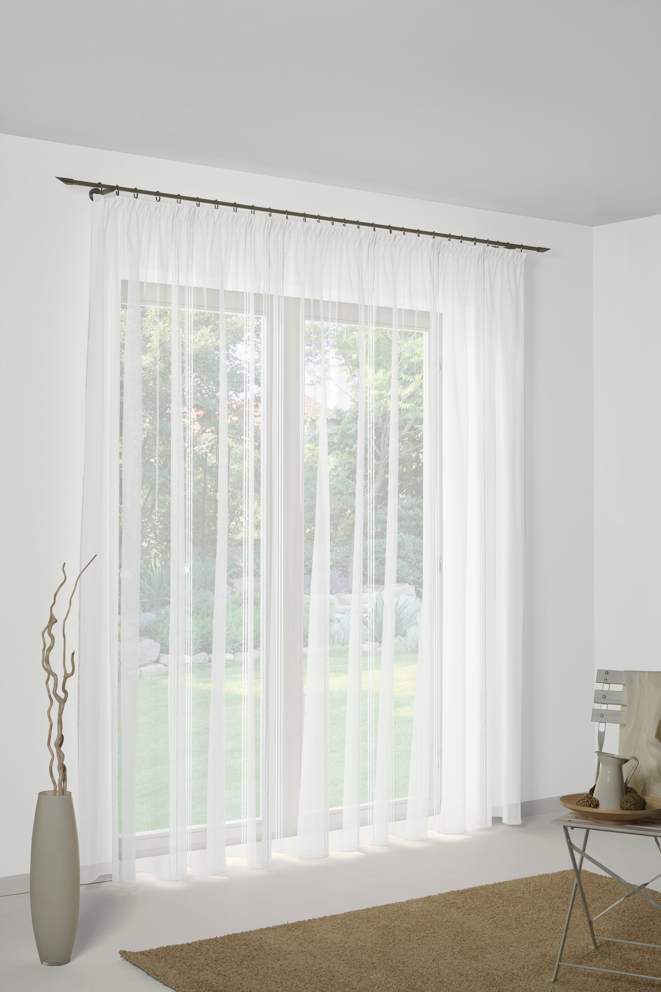 Wirth Vorhang "Chloé" Faltenband 1 Stk. tlg. Store günstig online kaufen