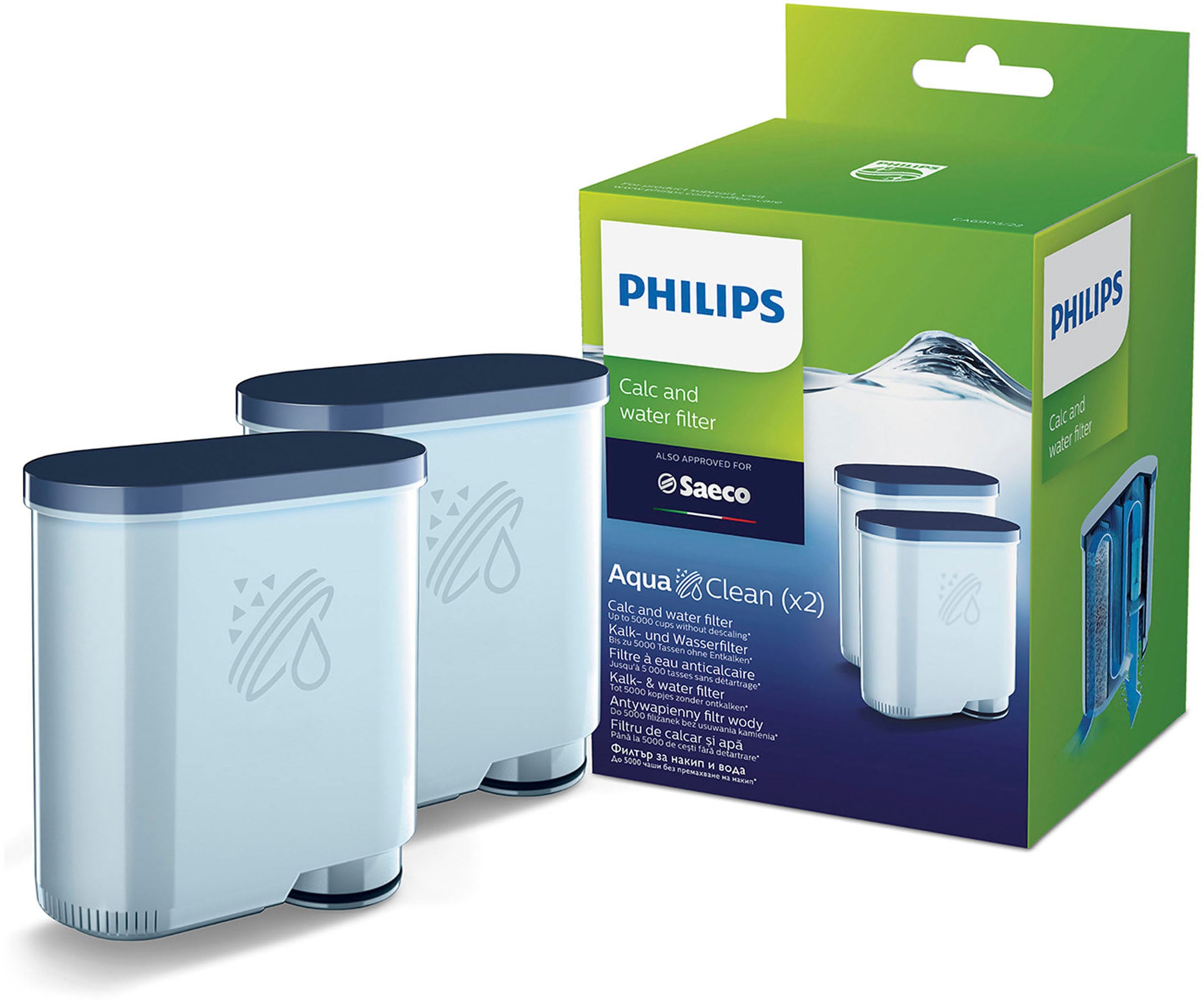 Philips Wasserfilter "AquaClean CA6903/22", AquaClean, Doppelpack
