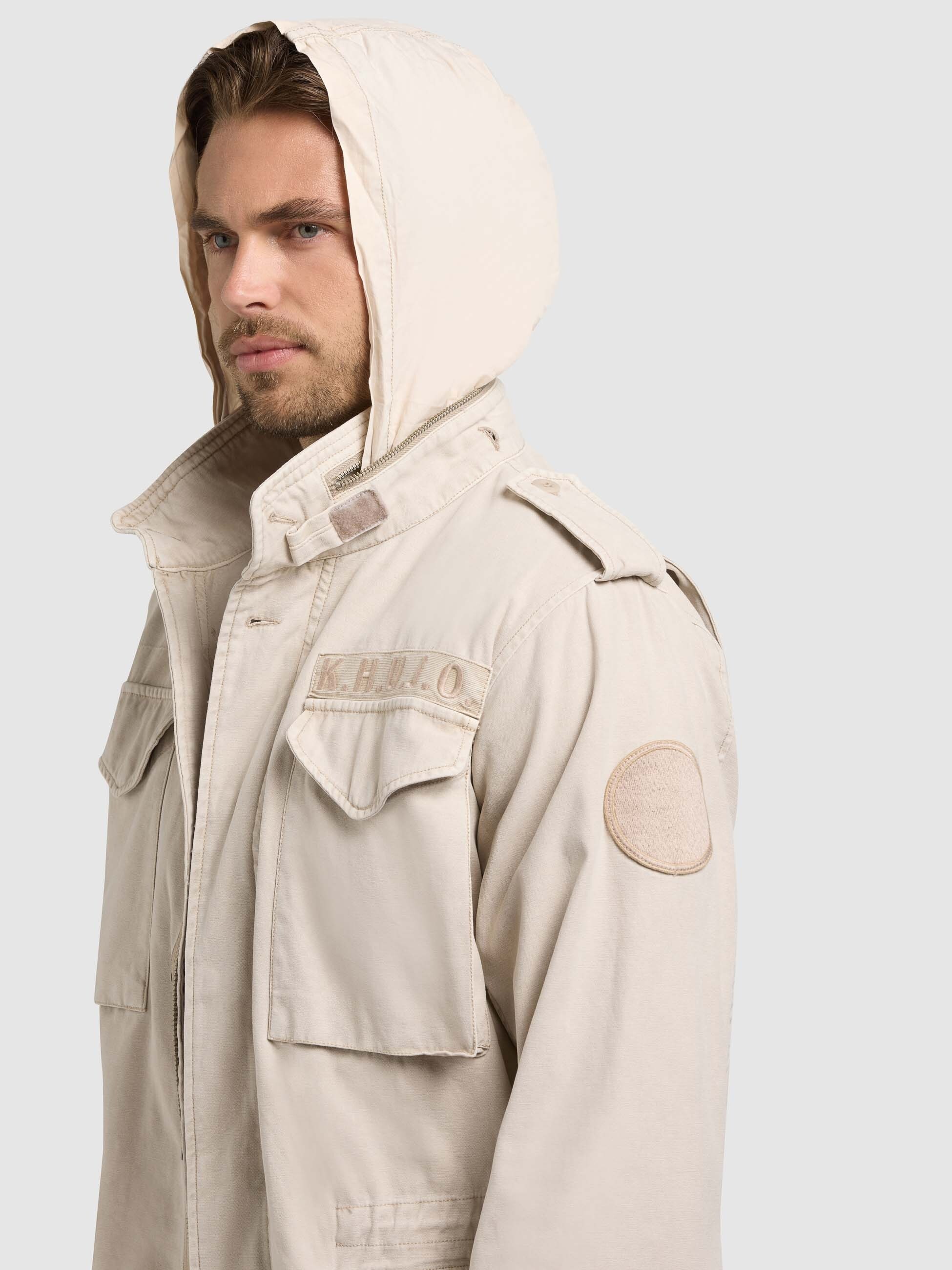 khujo Fieldjacket »GENE« mit Kapuze