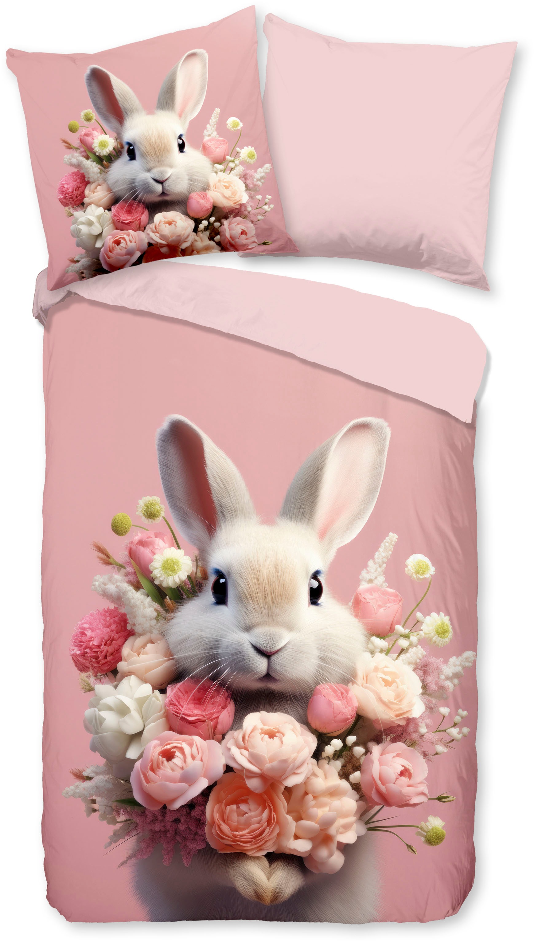 PURE luxury collection Kinderbettwäsche "Cathy" Mikrofaser, 135x200, 2 Teil günstig online kaufen