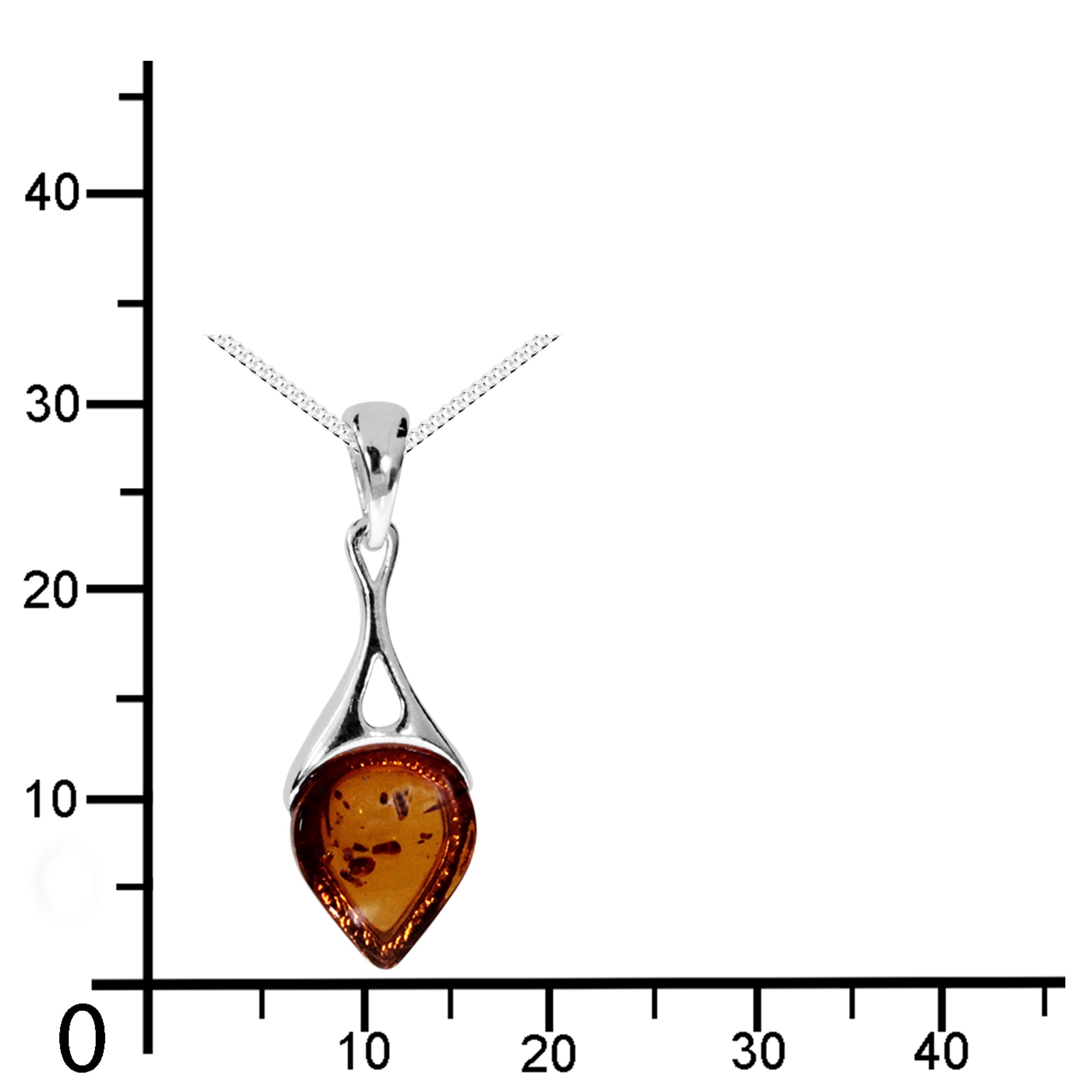OSTSEE-SCHMUCK Kette mit Anhänger »- Ditte - Silber 925/000 - Bernstein«