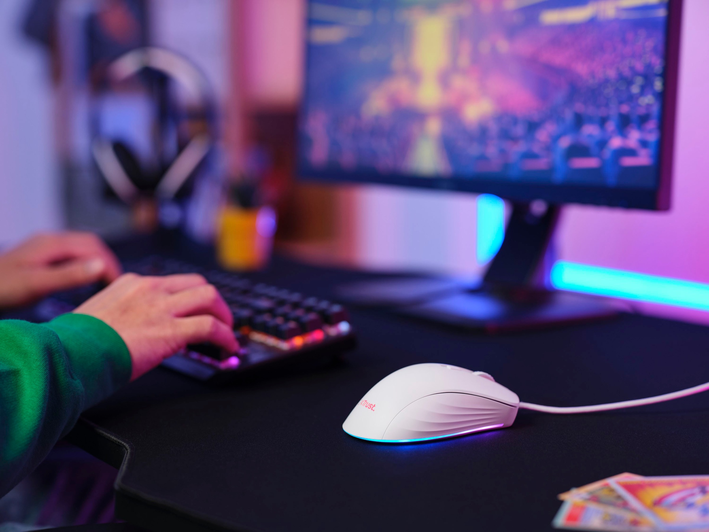 Trust Gaming-Maus »GXT924W Ybar+«, kabelgebunden