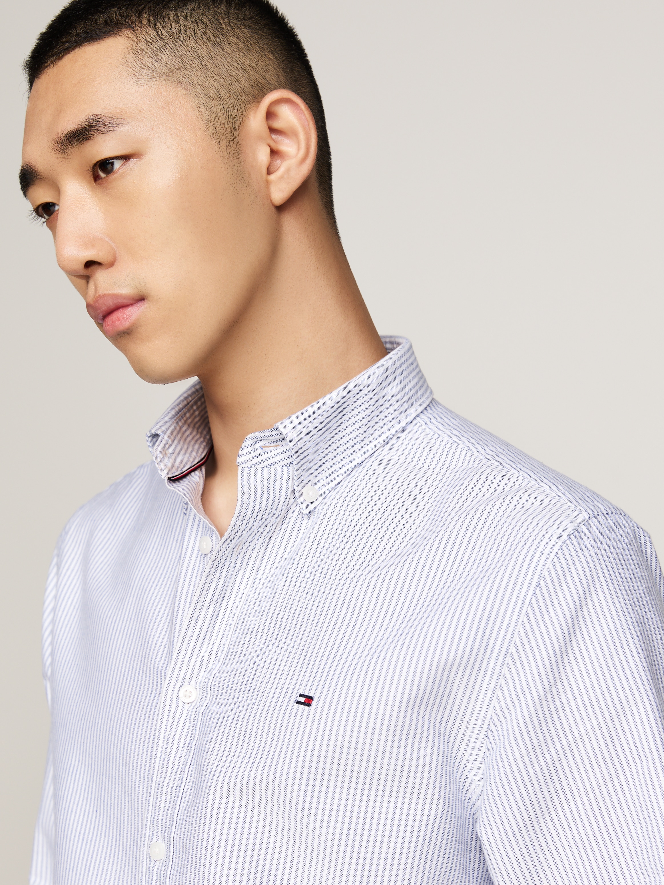 Tommy Hilfiger Langarmhemd »HERITAGE OXFORD STRIPE RF SHIRT«