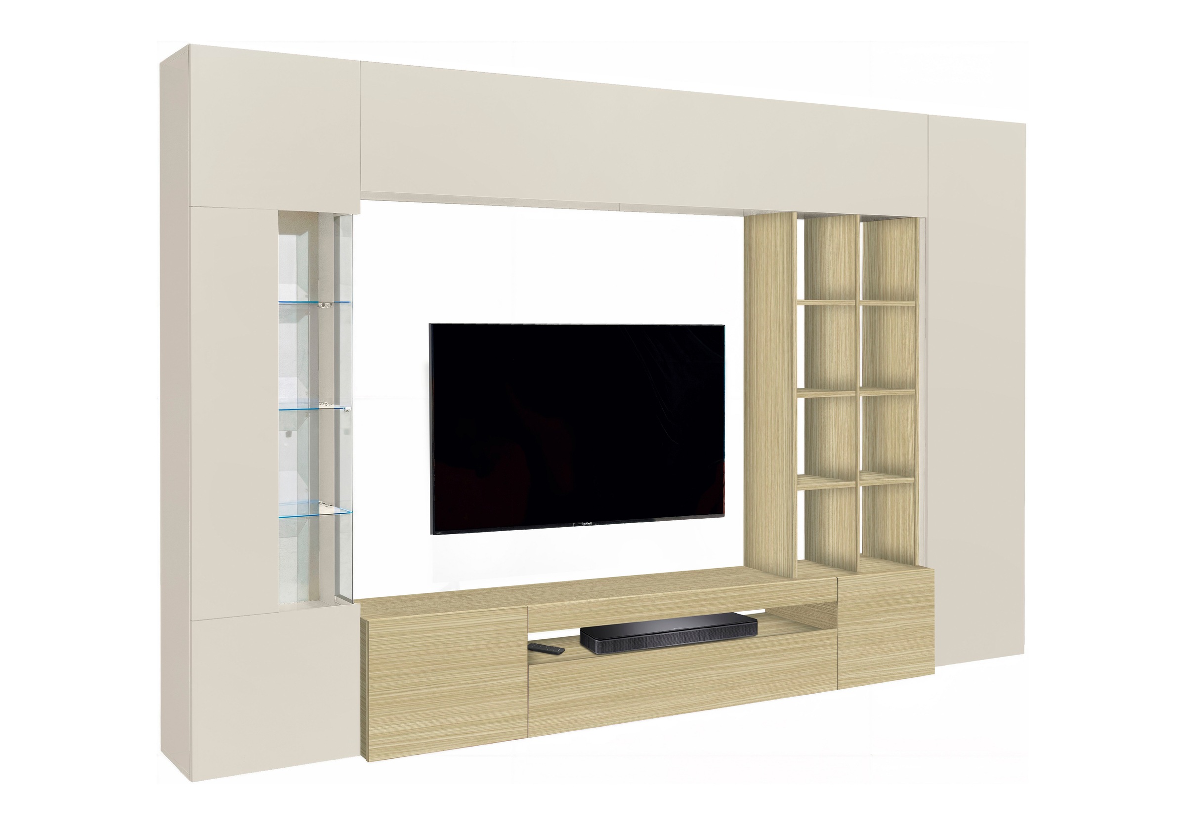 OTTO home Wohnwand "New Egypt, Anbauwand, Medienwand, Wohnzimmerwand" Set, günstig online kaufen