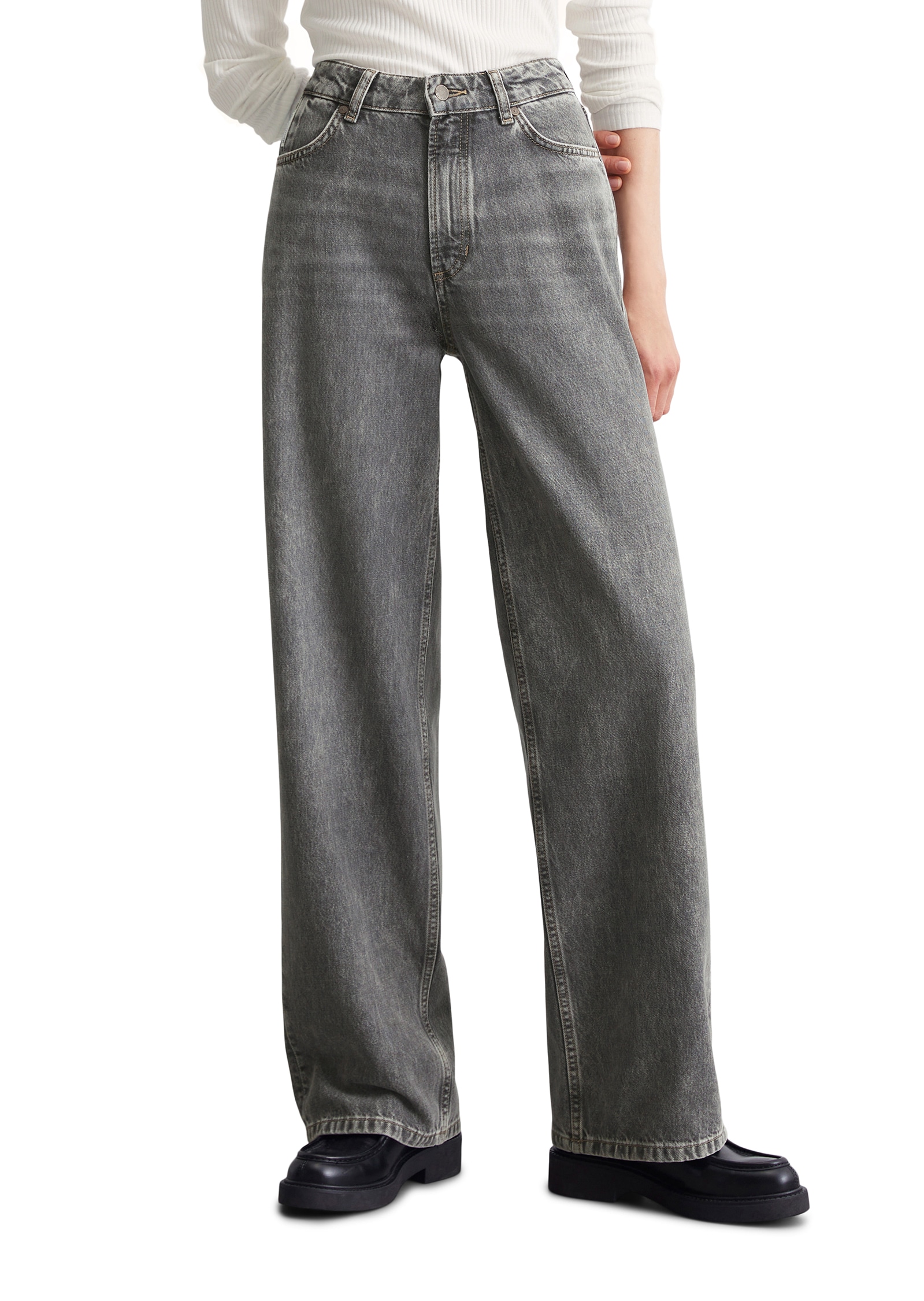 Marc OPolo DENIM Weite Jeans, weite Form, 5-Pocket-Style