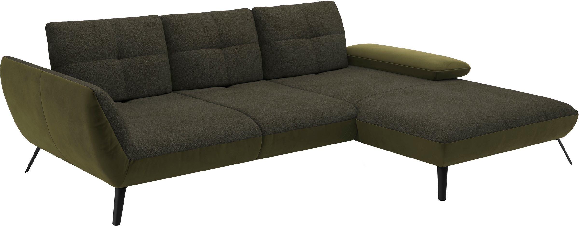 Places of Style Ecksofa »Mikado L-Form«, inkl. Sitztiefenverstellung und Armteilverstellung