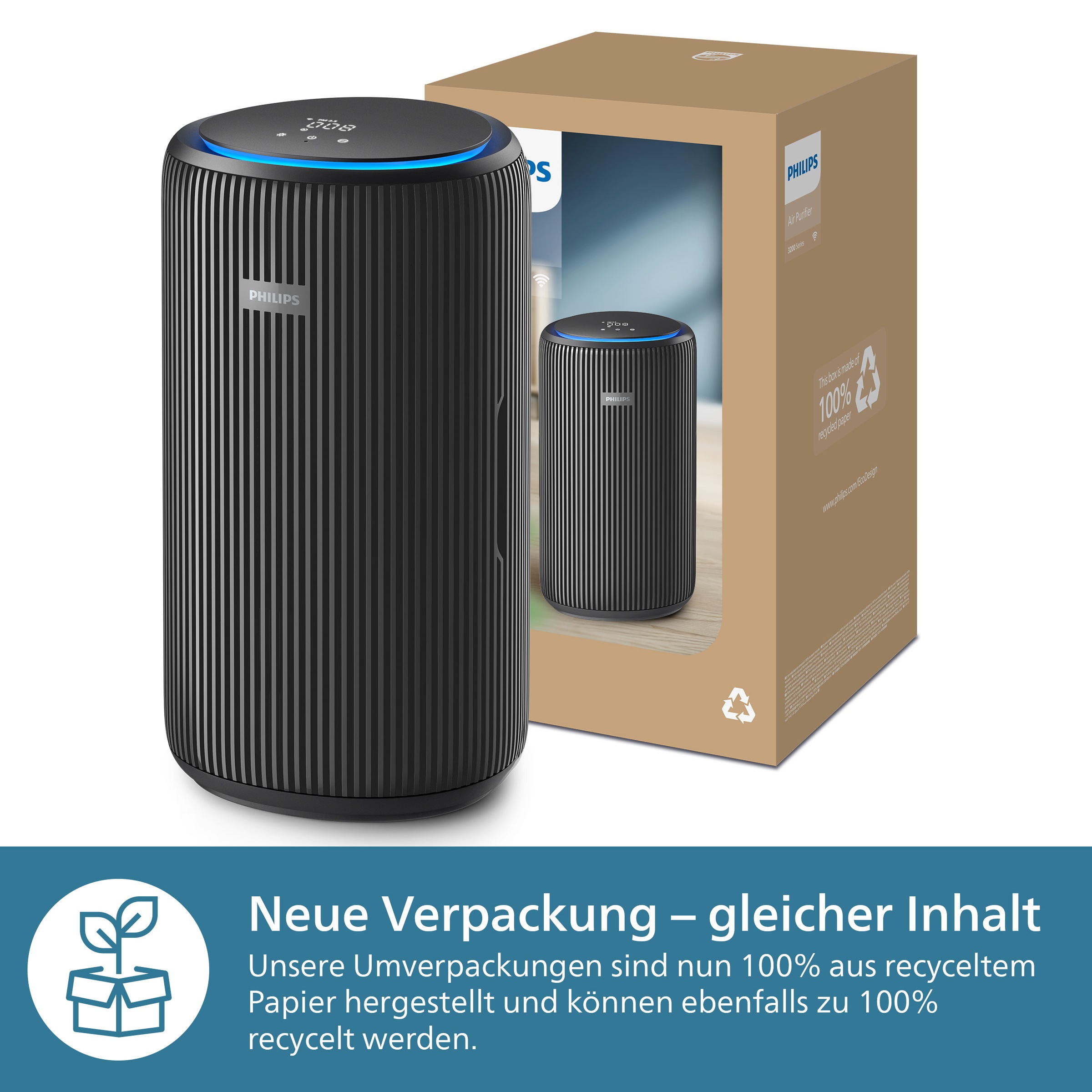 Philips Luftreiniger "AC3221/13 PureProtect 3200 Series, Luftreinigungsrate günstig online kaufen