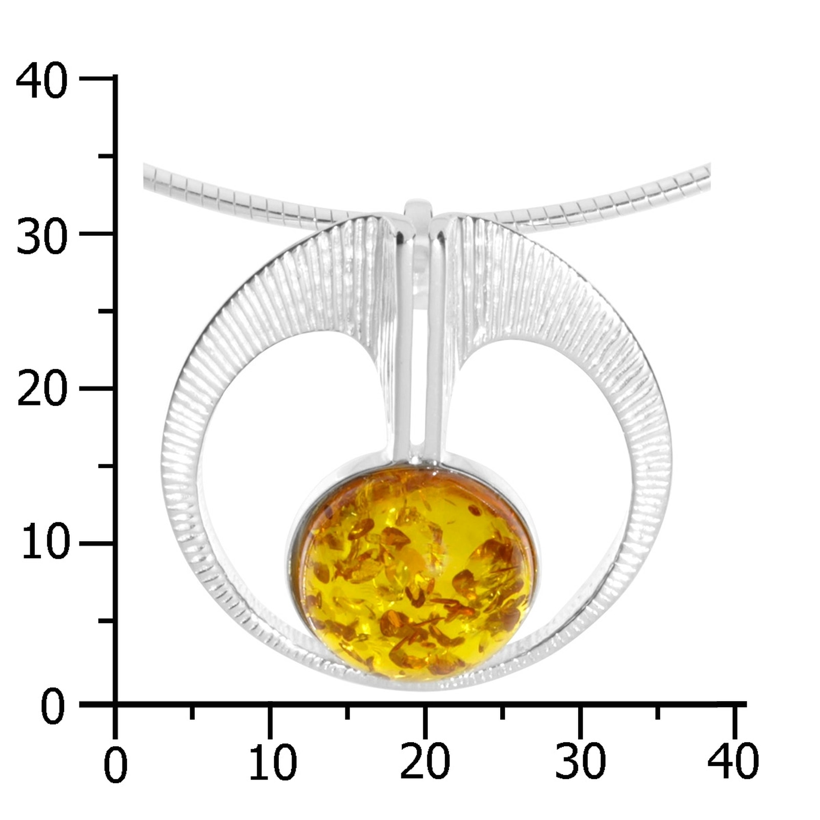 OSTSEE-SCHMUCK Kette mit Anhänger »- Gleiter-Torid - Silber 925/000 - Bernstein«