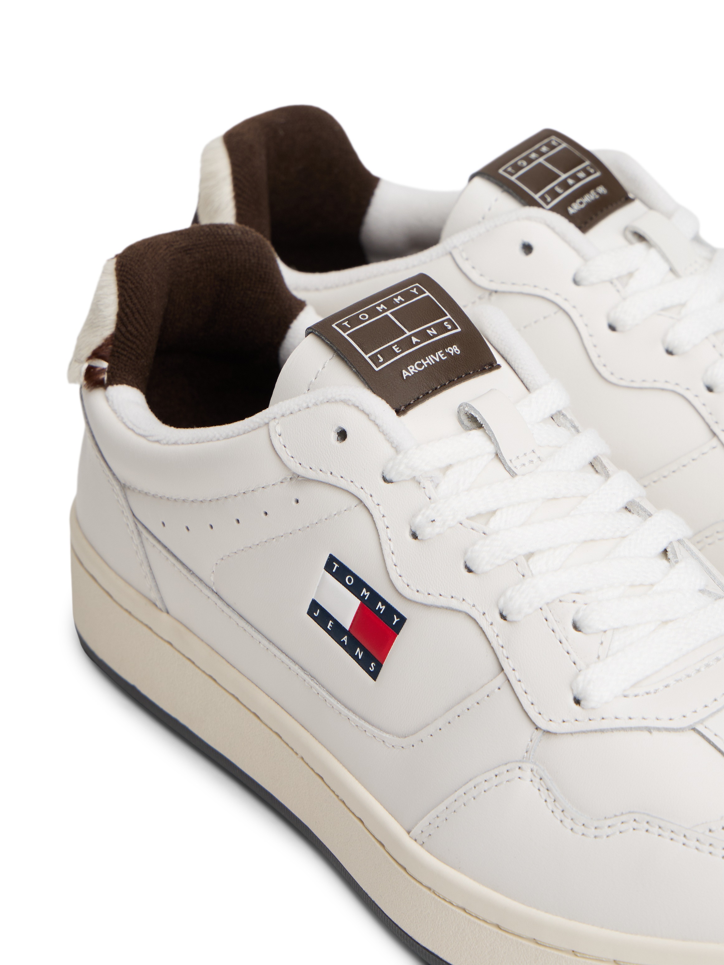 Tommy Jeans Plateausneaker "ARCHIVE 98 CALF HAIR TAB", Freizeitschuh, Halbs günstig online kaufen