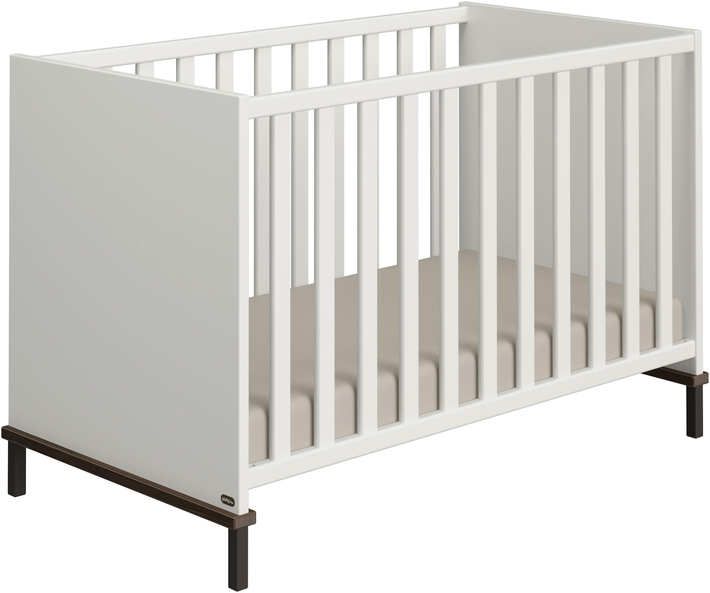 YUNY by PAIDI Babybett "LOVELY ALIV in Off-White", Gitterbett höhenverstell günstig online kaufen