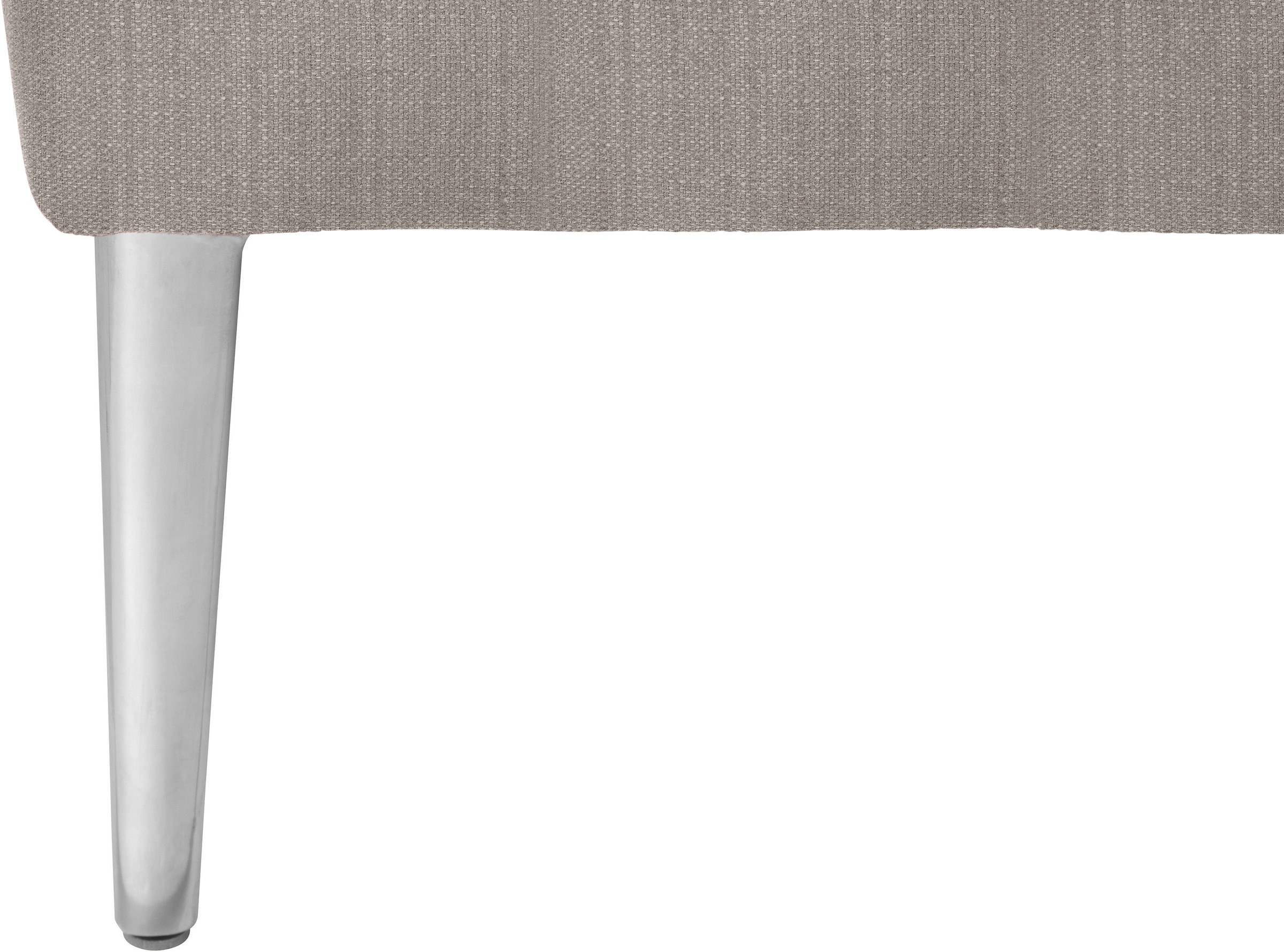 W.SCHILLIG Hocker »enjoy&MORE« Füße Chrom glänzend, Breite 106 cm